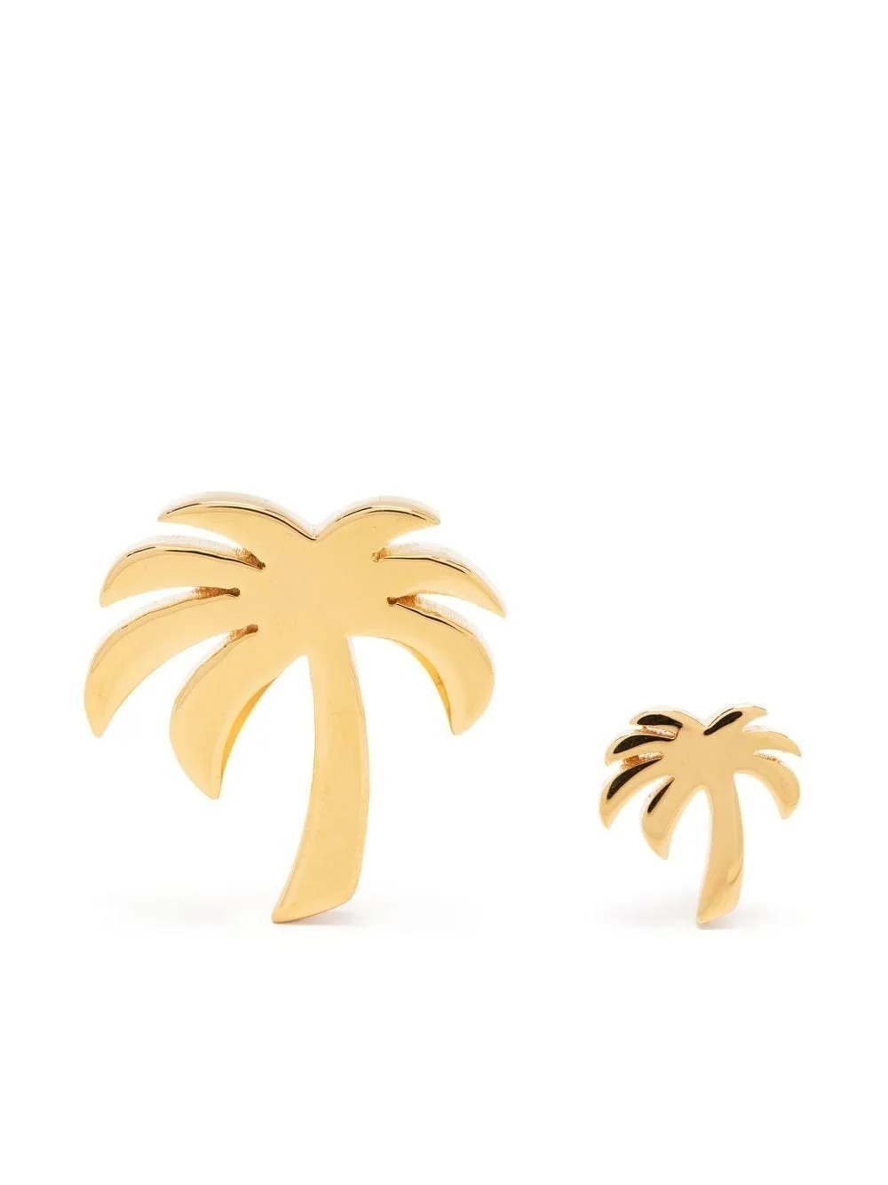 Palm-detail stud earrings - 1