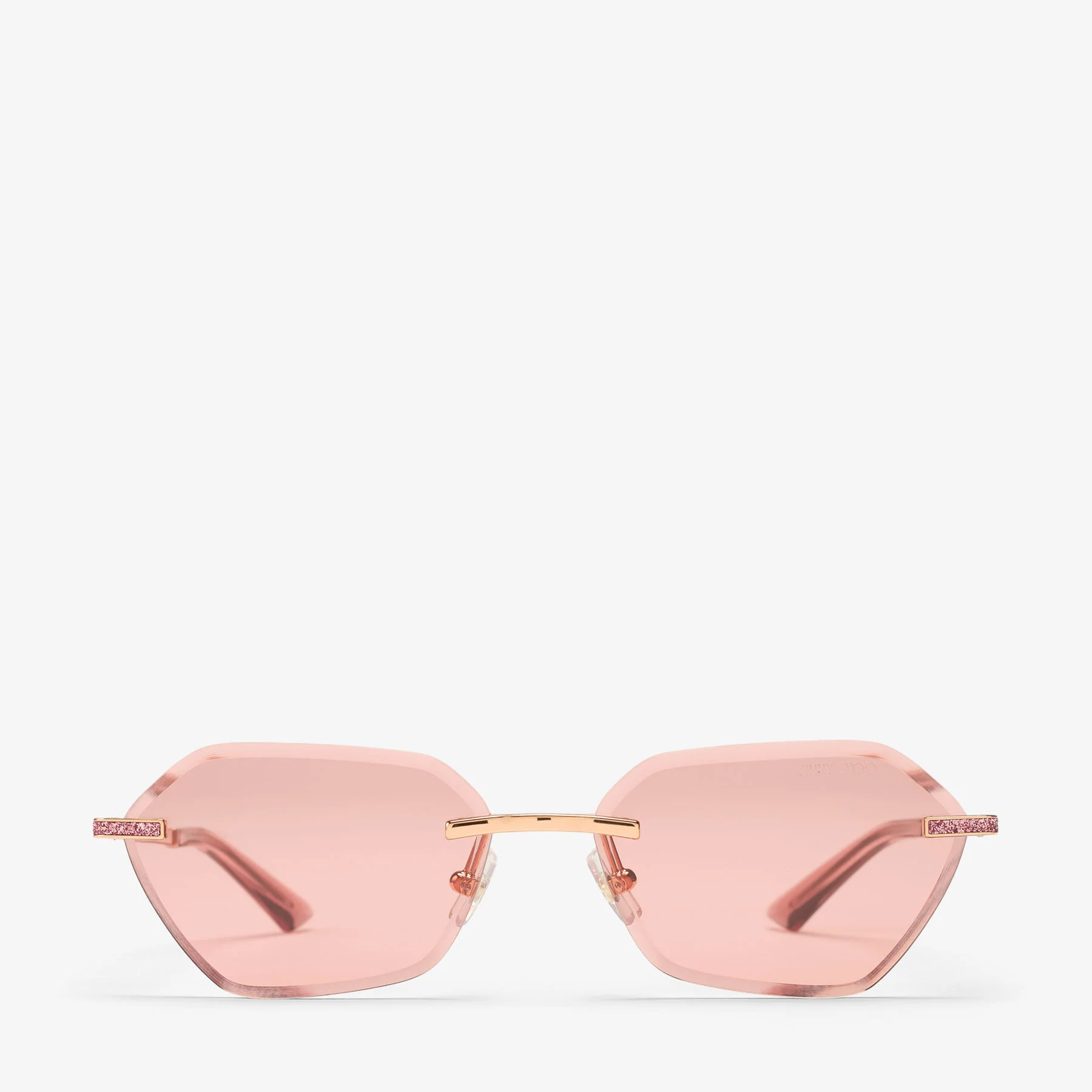 Abby
Pink Geometric Silhouette Sunglasses - 1