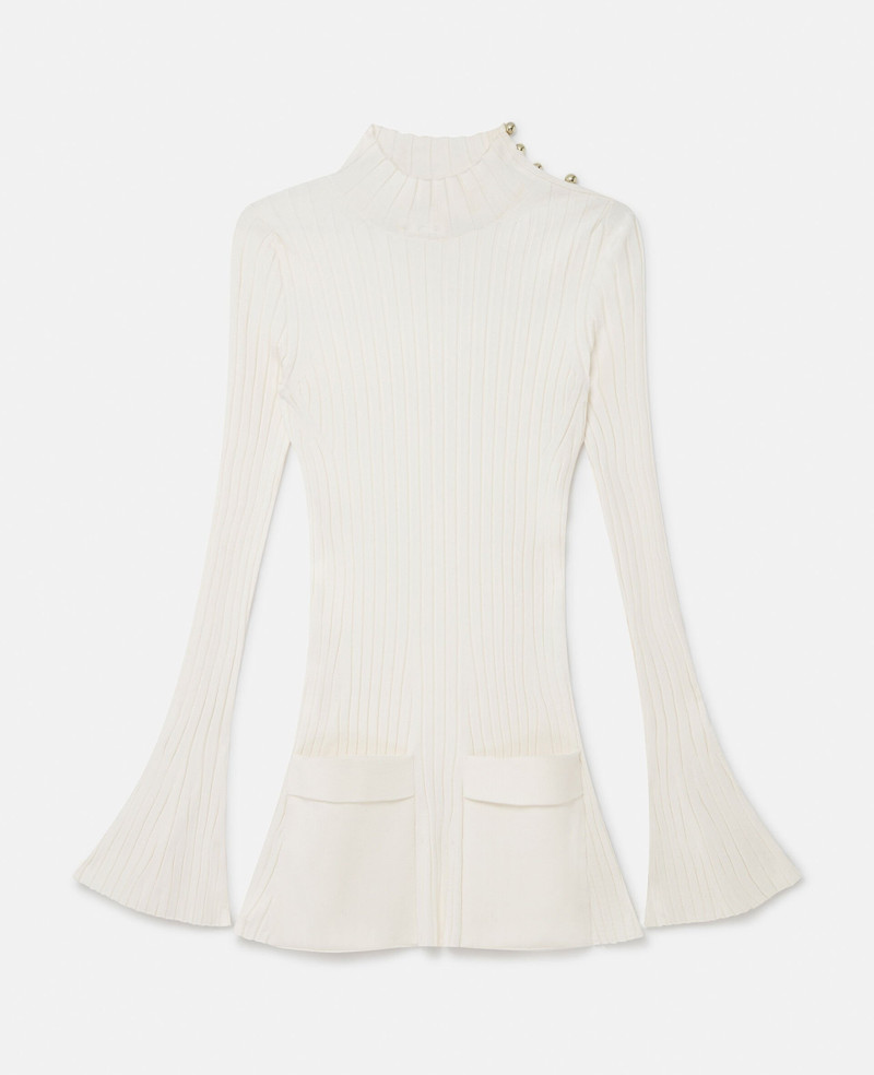 Ribbed Long Sleeve Mini Dress 7
