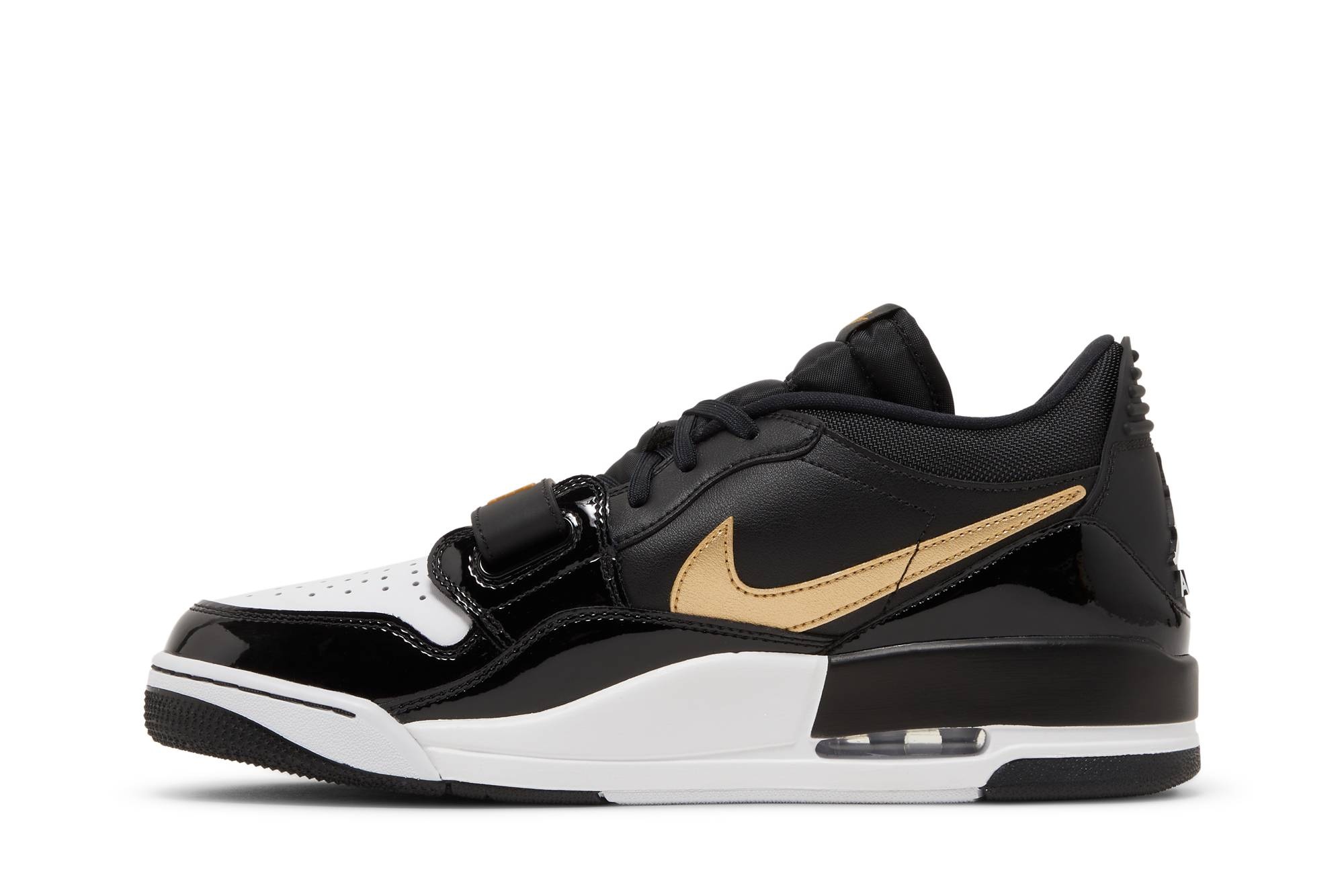 Jordan Legacy 312 Low 'Black Metallic Gold' - 3