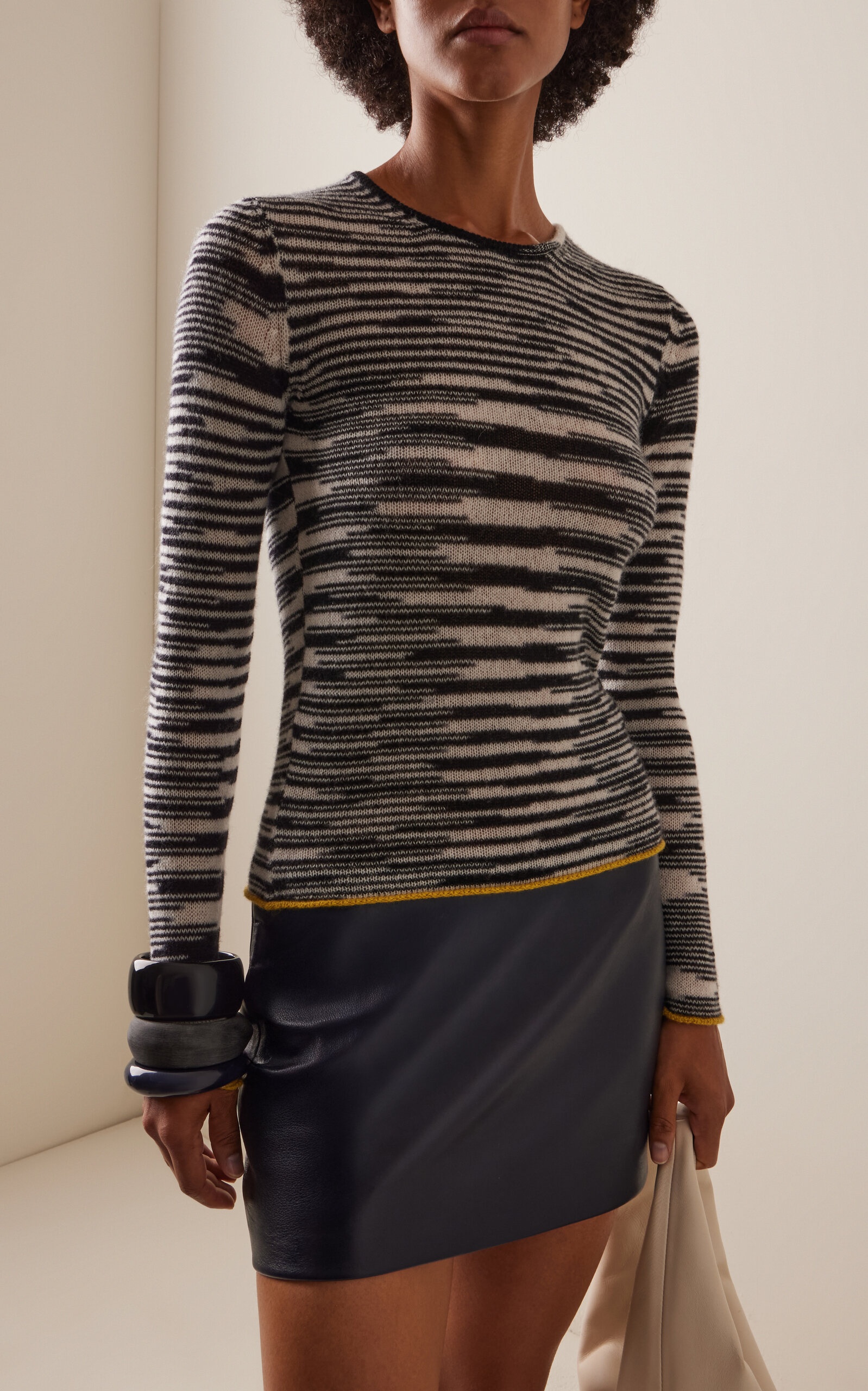 Space-Dyed Cashmere-Wool Sweater multi - 3