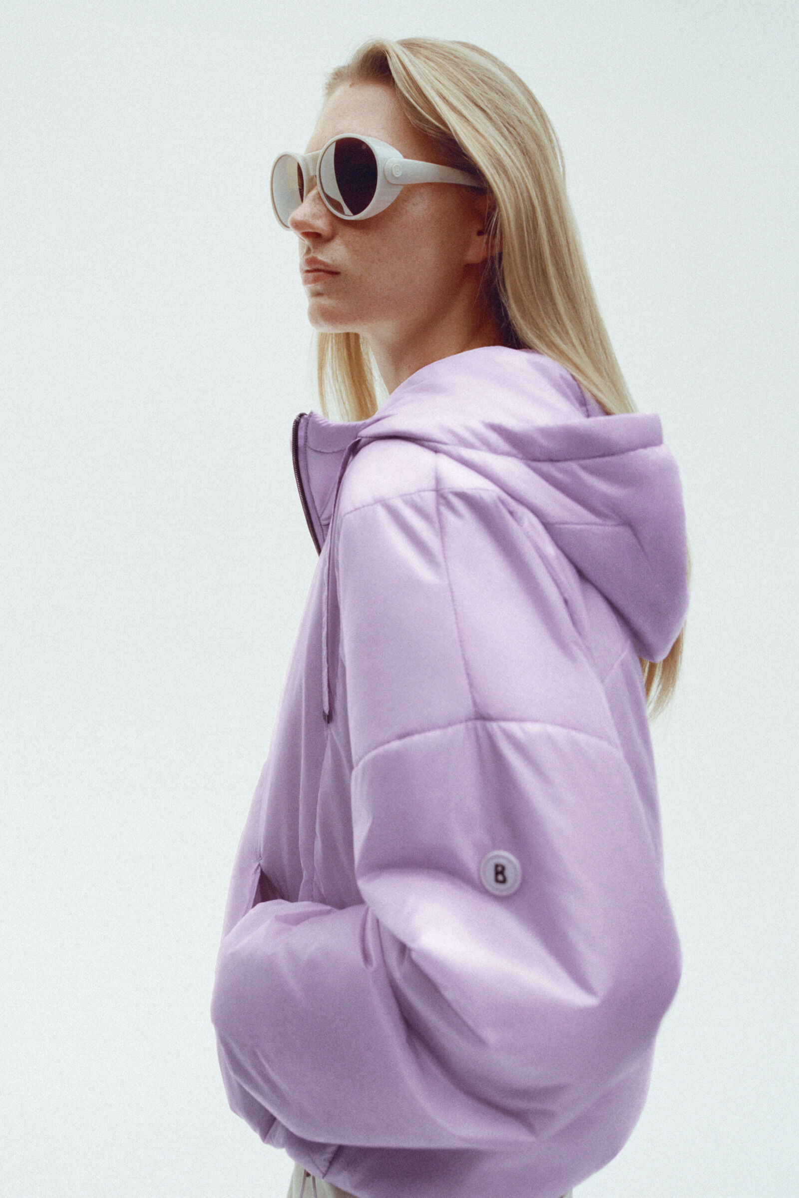 Beryll lightweight down jacket in Lilac - 8