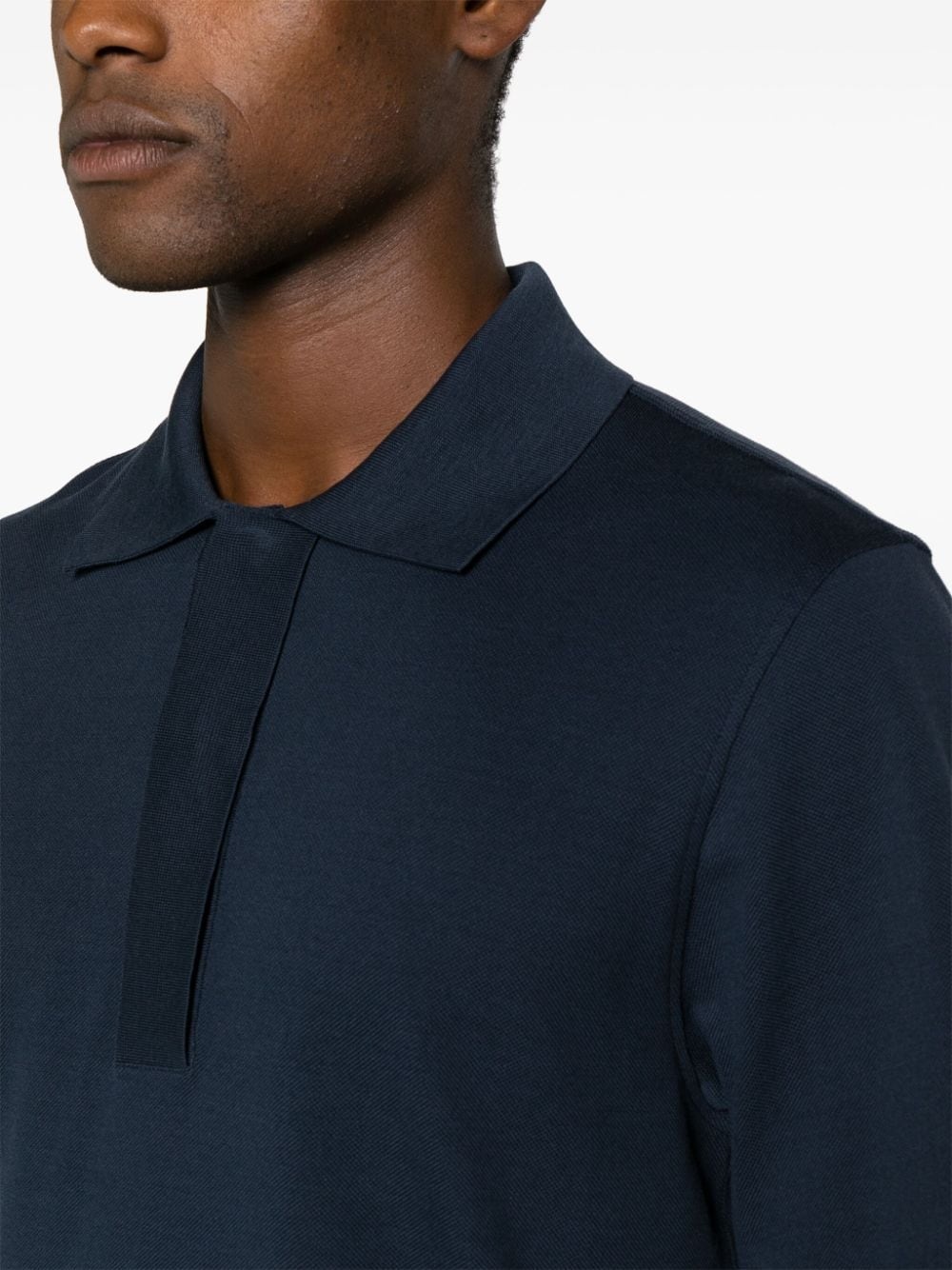 short-sleeve cotton polo shirt - 5