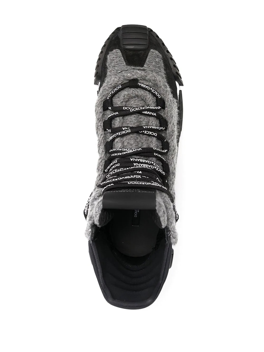 lace-up sneaker sole boots - 4