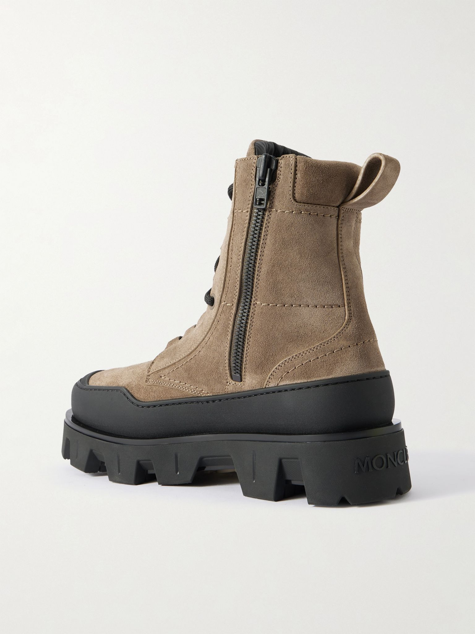 Peak Path Suede Lace-Up Boots Dark brown - 4