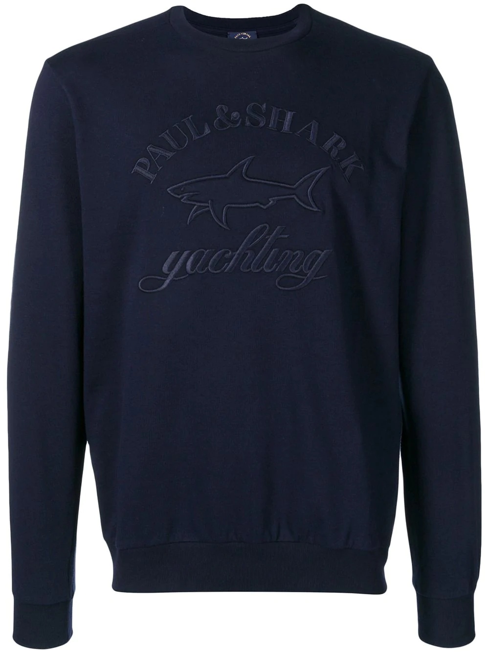 embroidered logo sweatshirt - 1