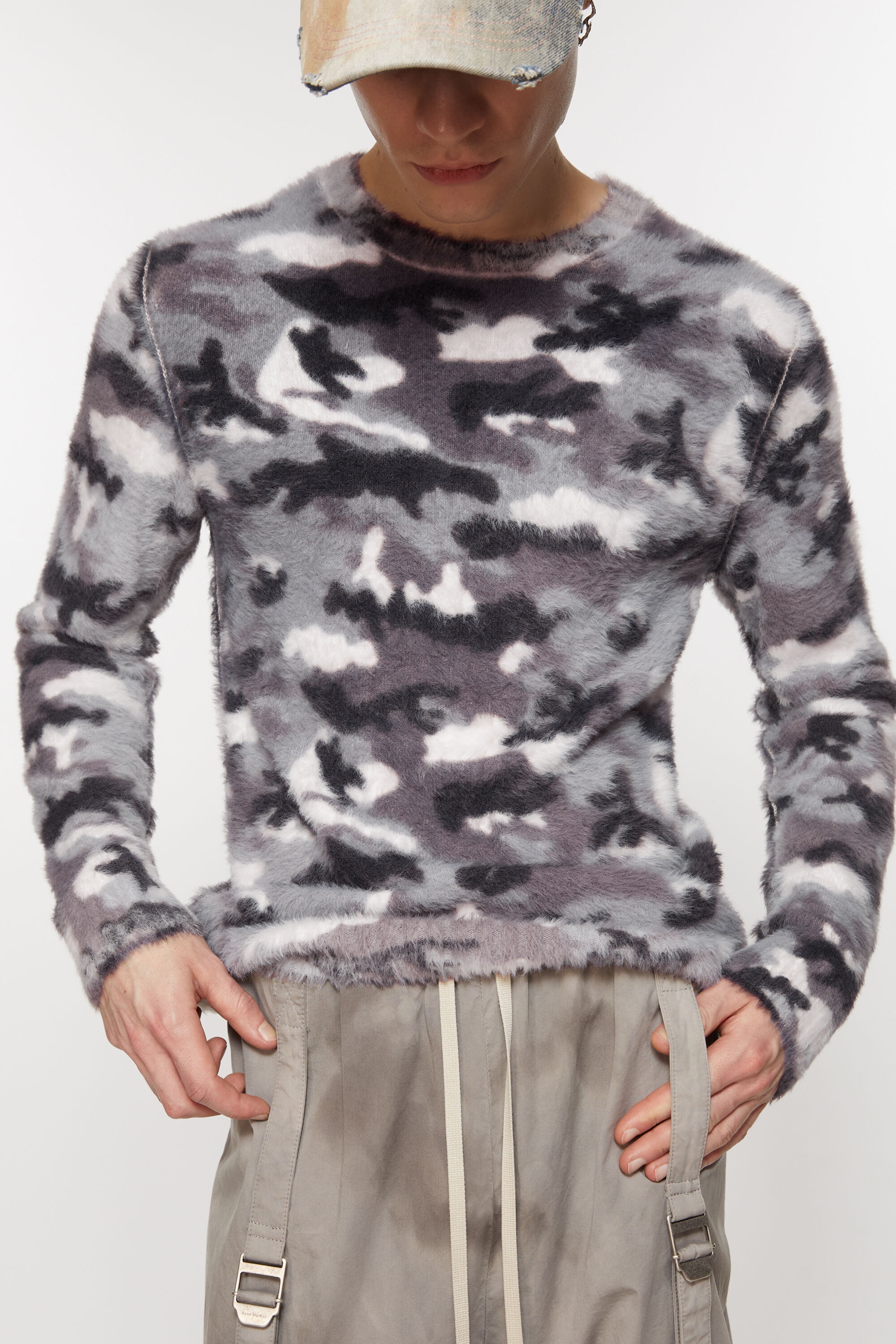 Printed jumper - Shark grey/multi - 4