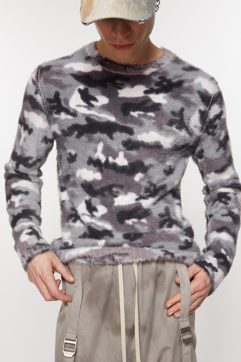 Printed jumper - Shark grey/multi 4