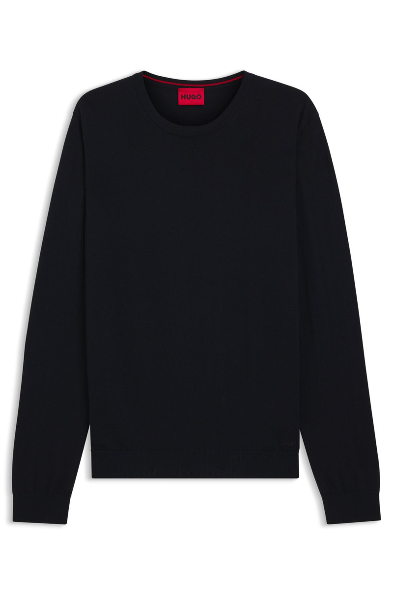 VIRGIN-WOOL SWEATER WITH EMBROIDERED LOGO 1