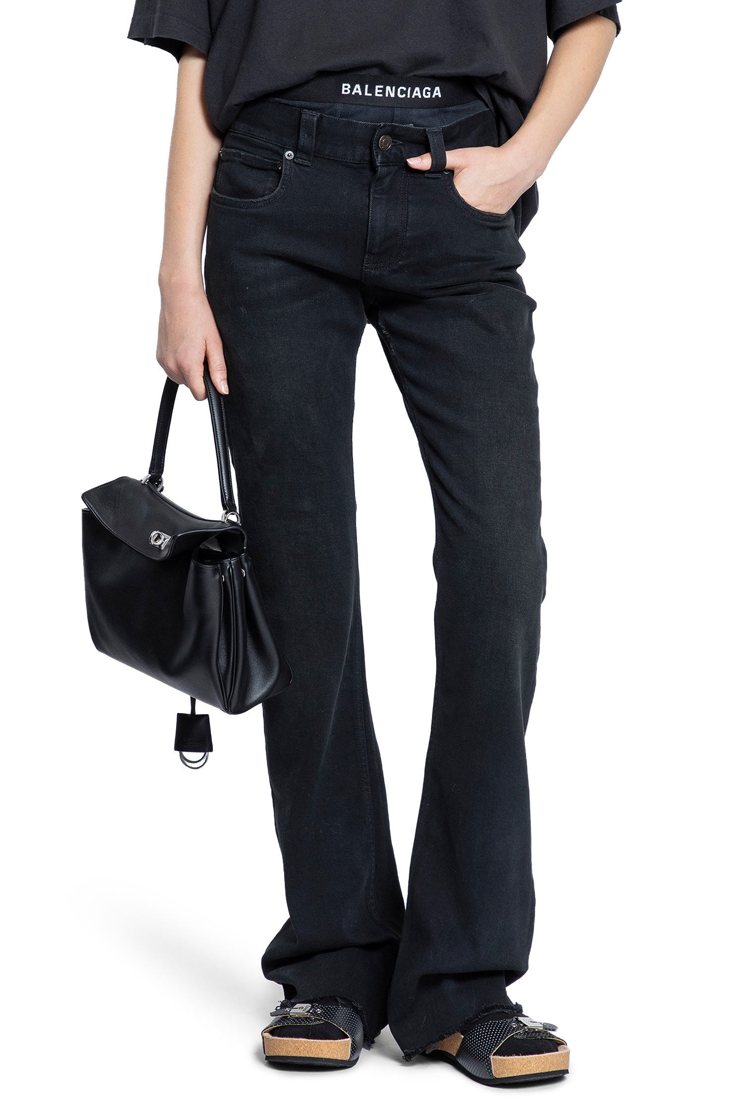 Slim-Fit-Bootcut-Pants-In-Cotton-Denim - 6