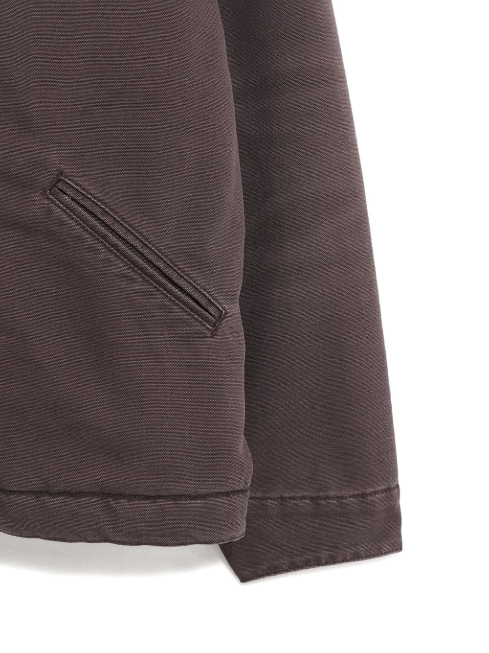 corduroy-collar cotton jacket - 3