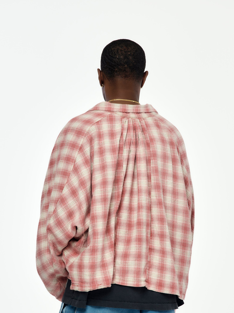 RIVINGTON roi Rebis NAZARENE SHIRT (RED PLAID) outlook
