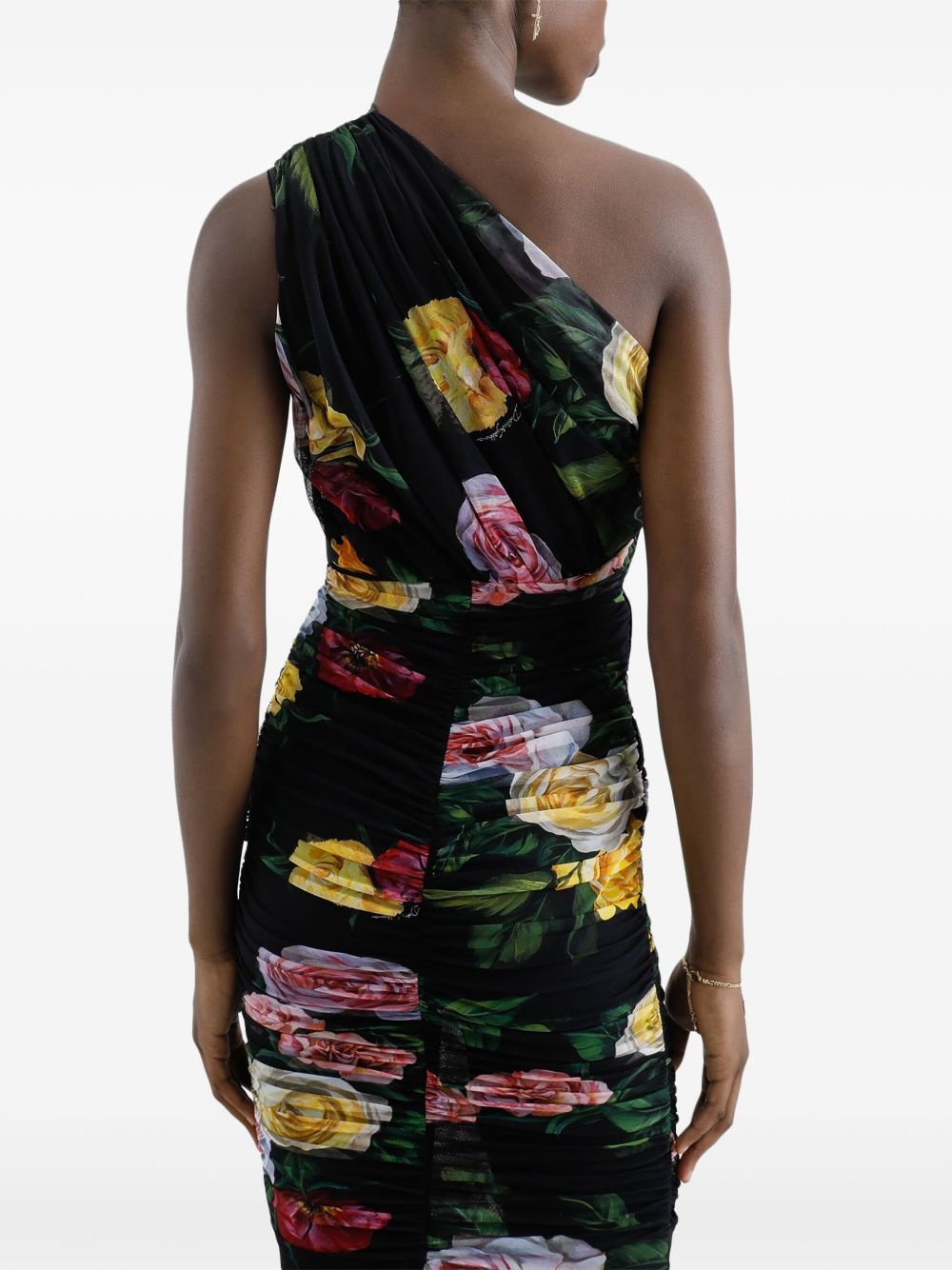 floral-print midi dress - 5