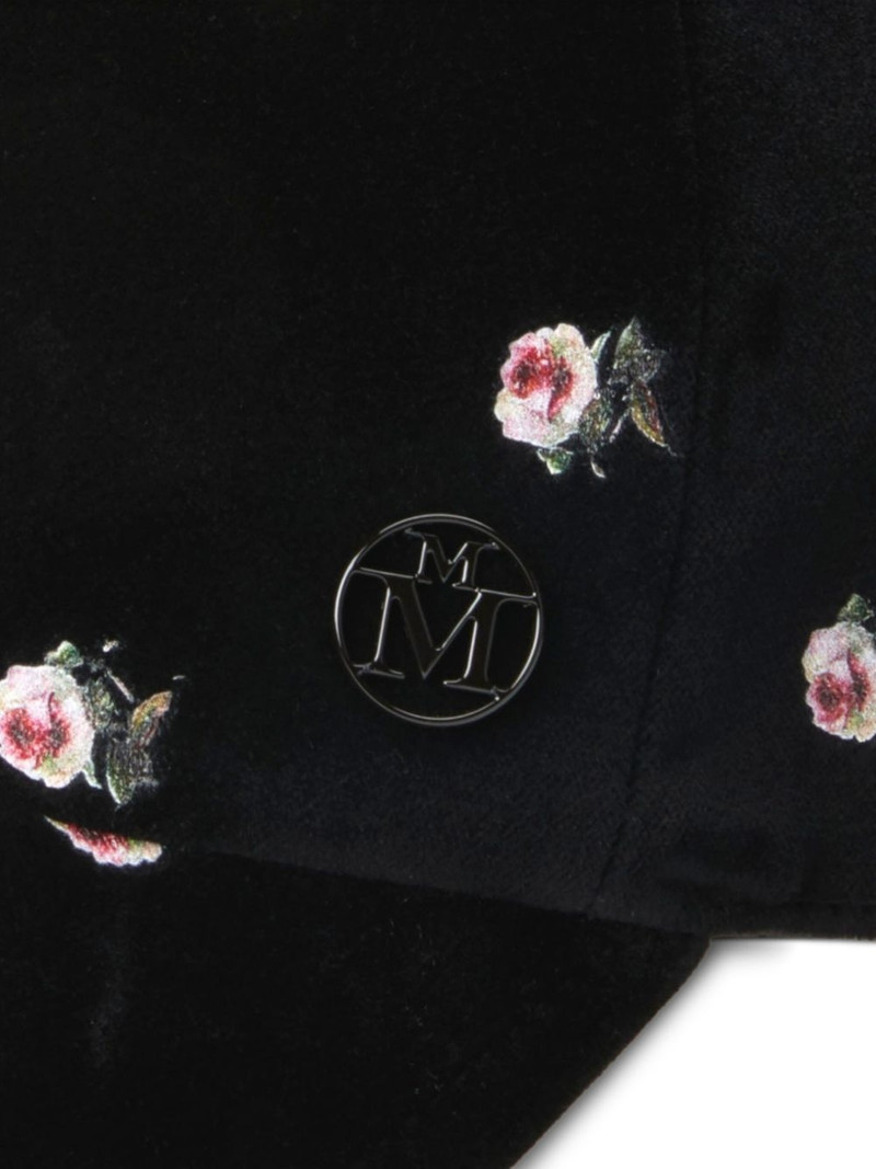 MAISON MICHEL floral-embroidered hat outlook