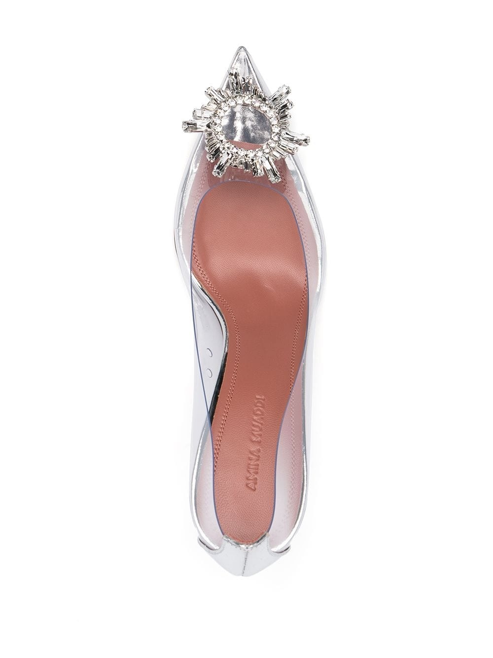 crystal-embellished pointed pumps - 4