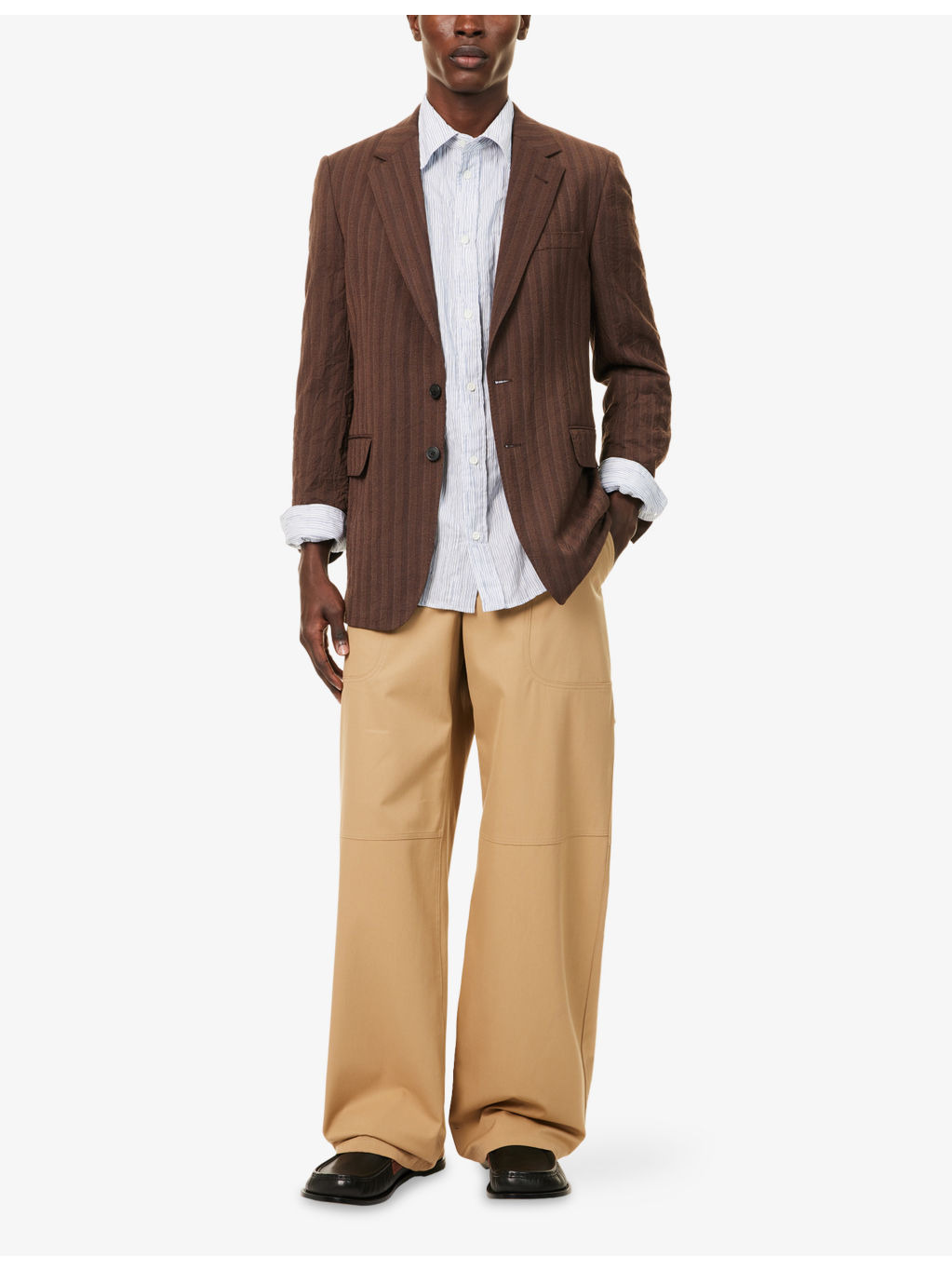 Loewe x Paula's Ibiza Striped Cotton-Blend Shirt - 2