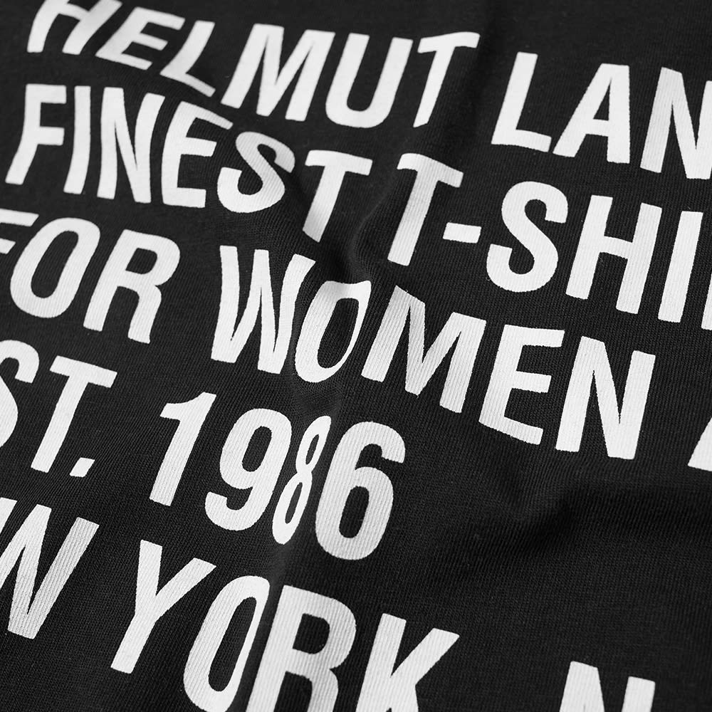 Helmut Lang Text Print Logo Tee - 2