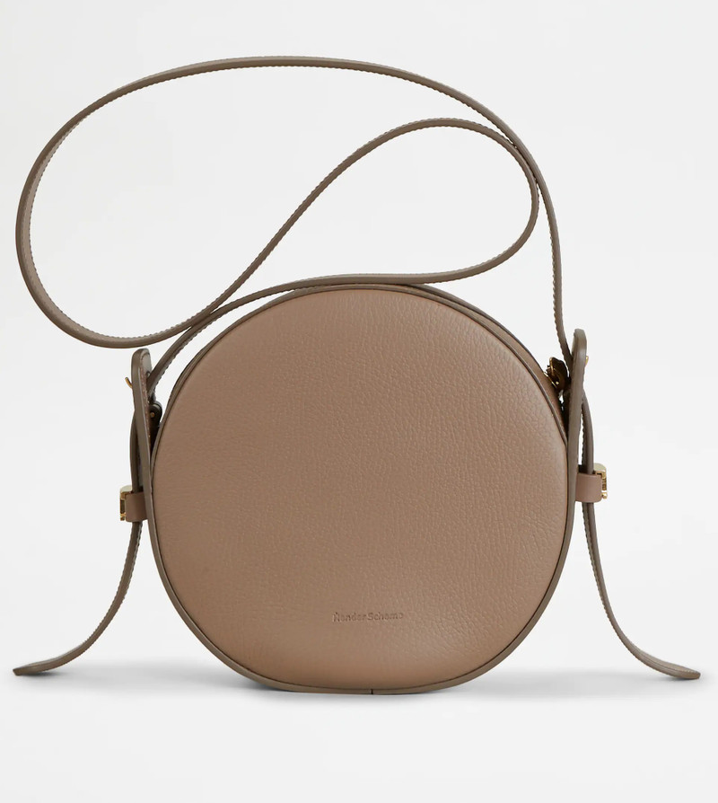 CROSSBODY BAG IN LEATHER MINI - BEIGE 3