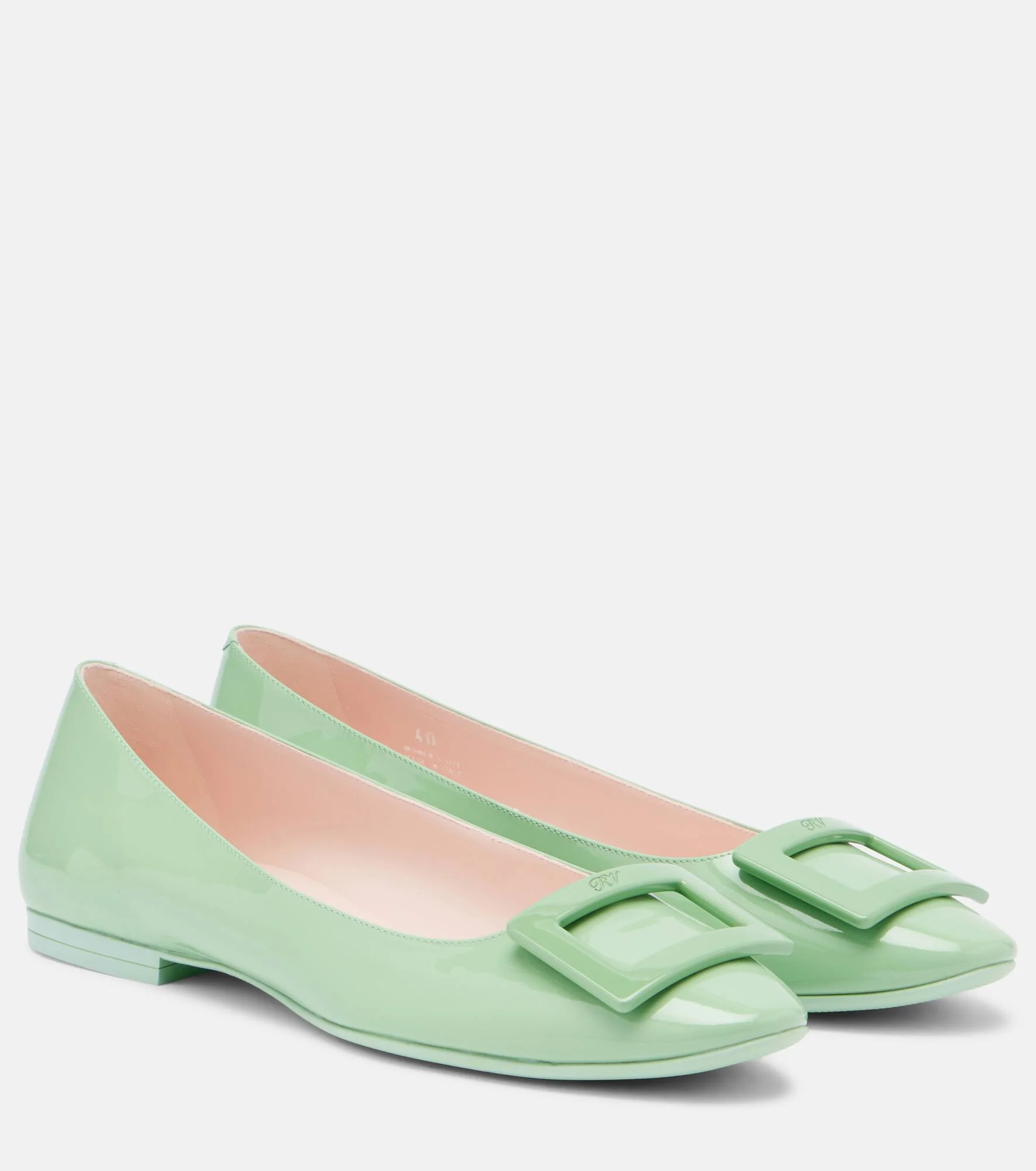 Gommettine patent leather ballet flats - 1