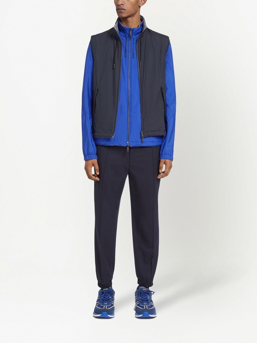 reversible zip-up vest - 2