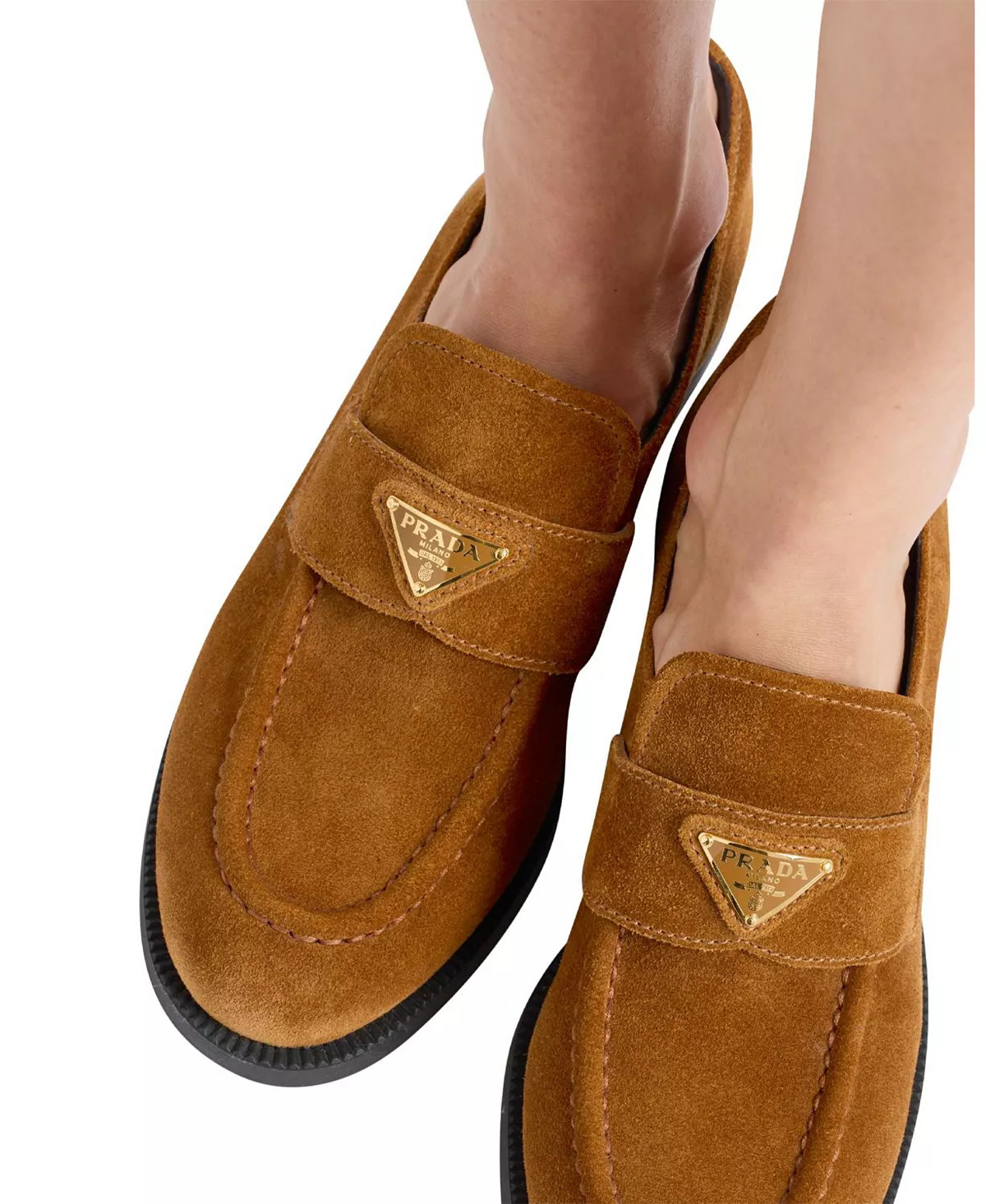 Women's Suede Loafers - 3