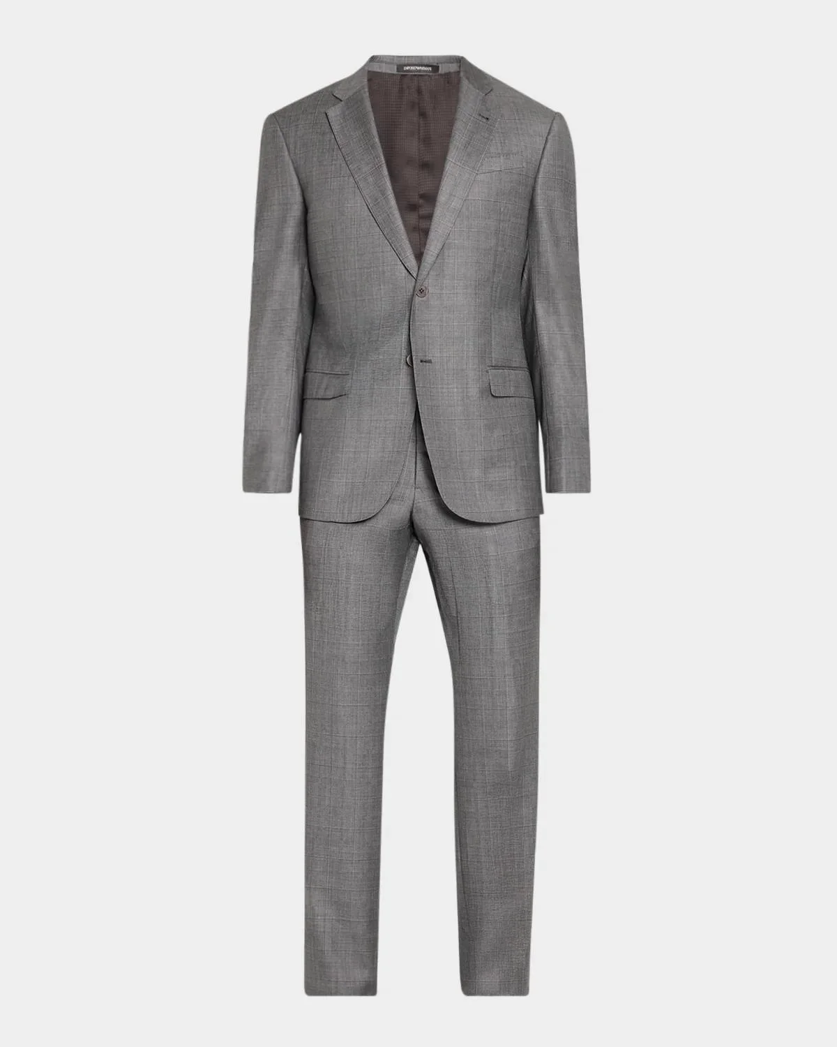 Men's Checked Suit - 1