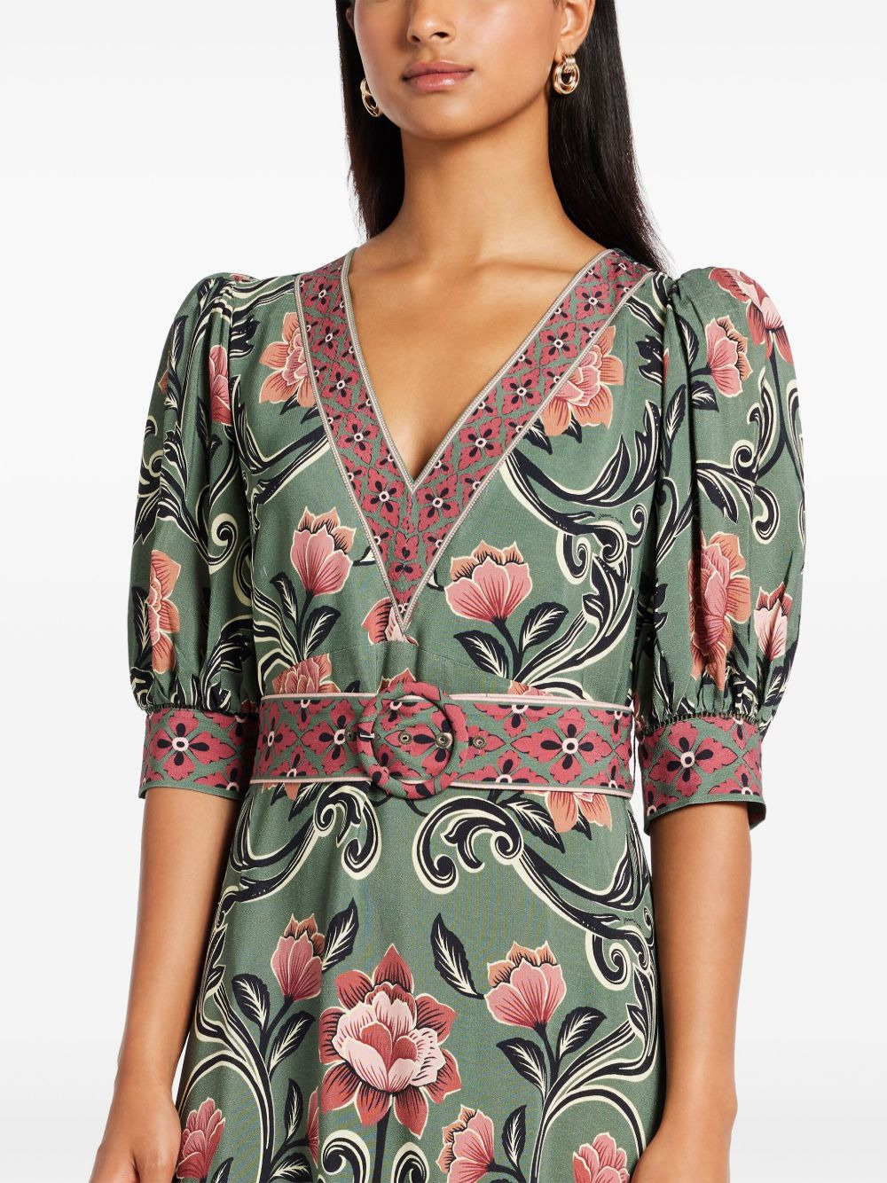 floral-print maxi dress - 5