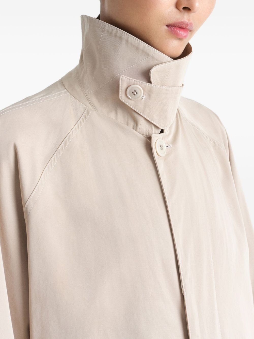 stand-up collar coat - 5
