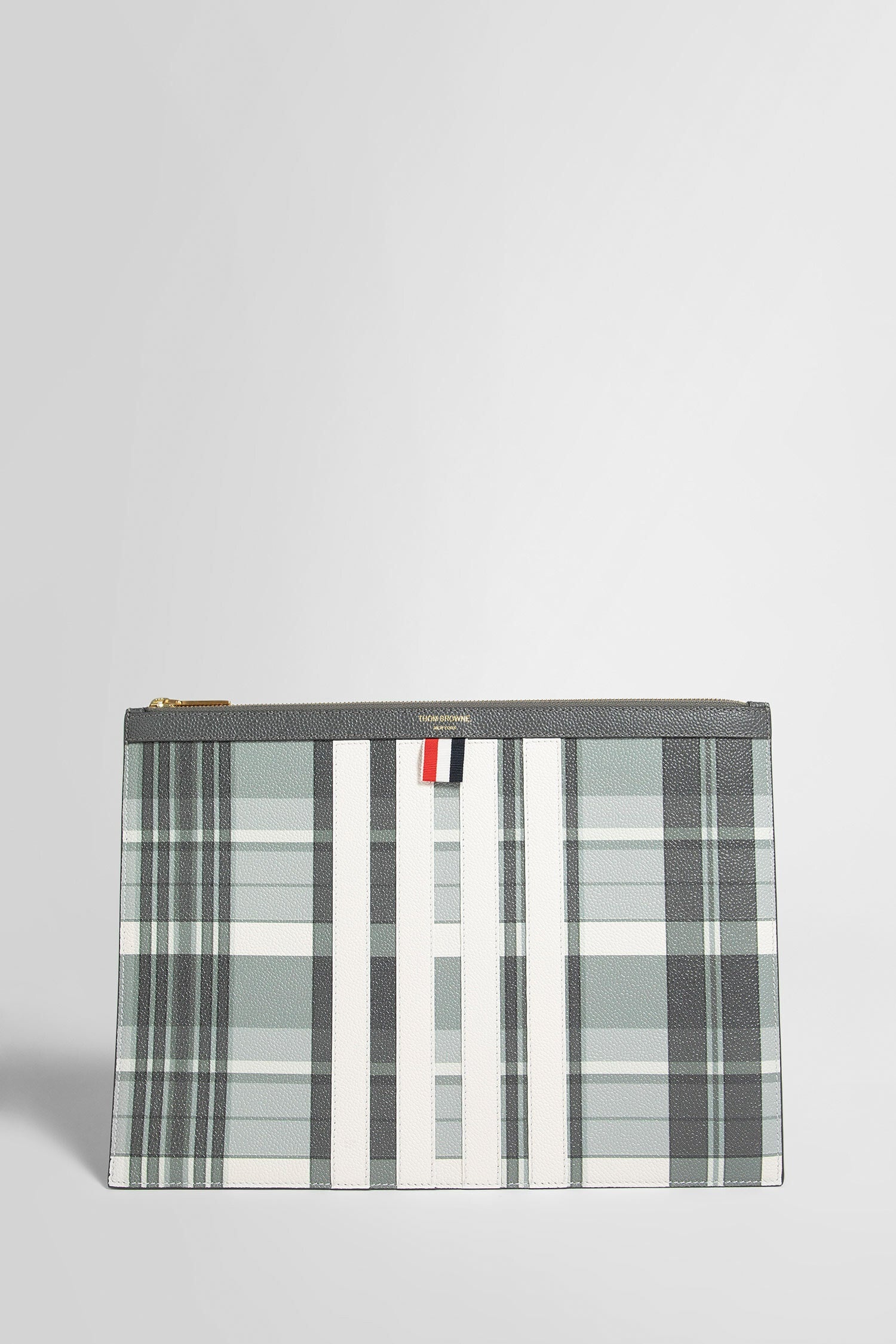 THOM BROWNE MAN GREY CLUTCHES & POUCHES - 1