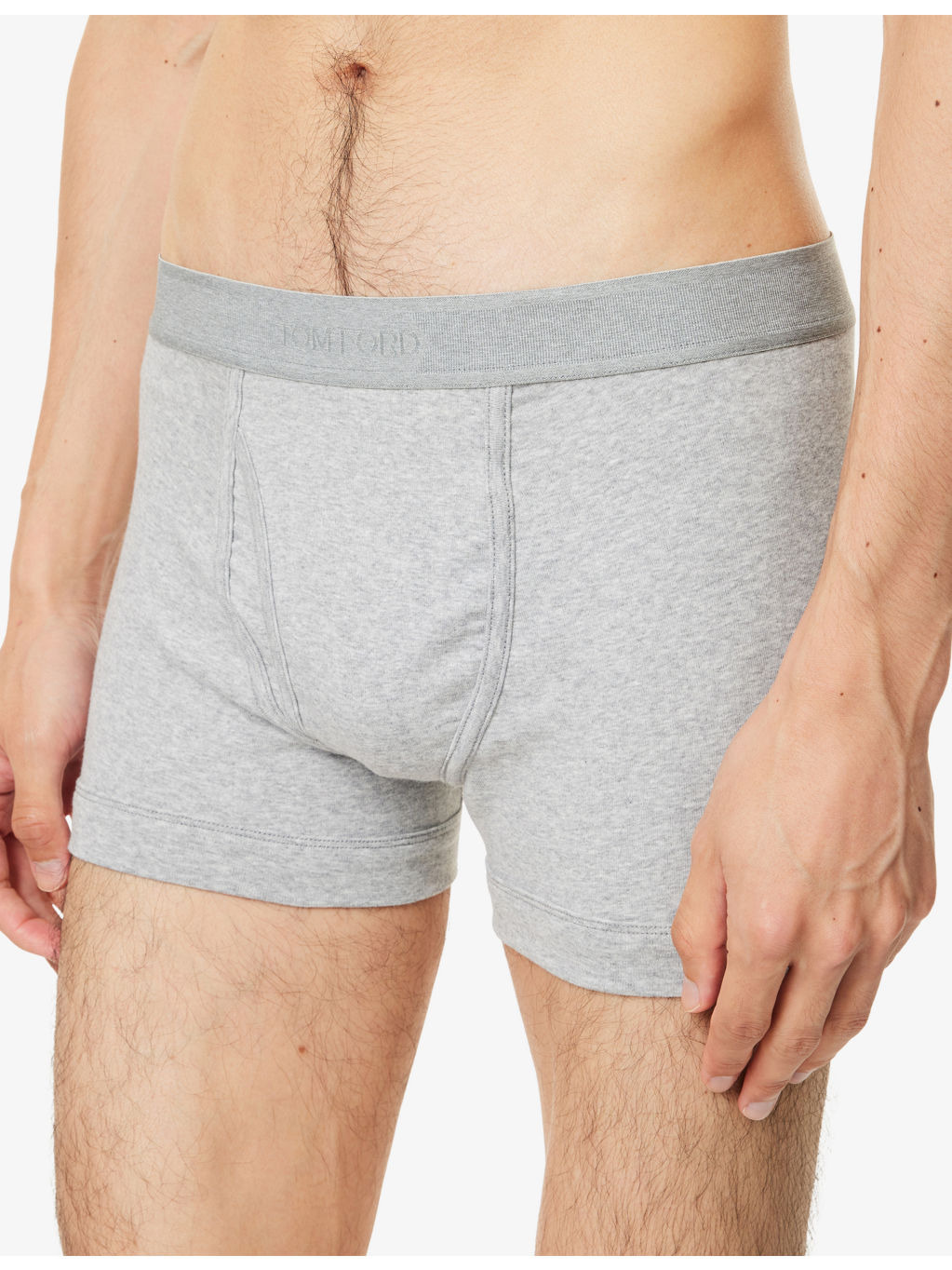 Branded-Waistband Stretch-Cotton Boxer Briefs - 4
