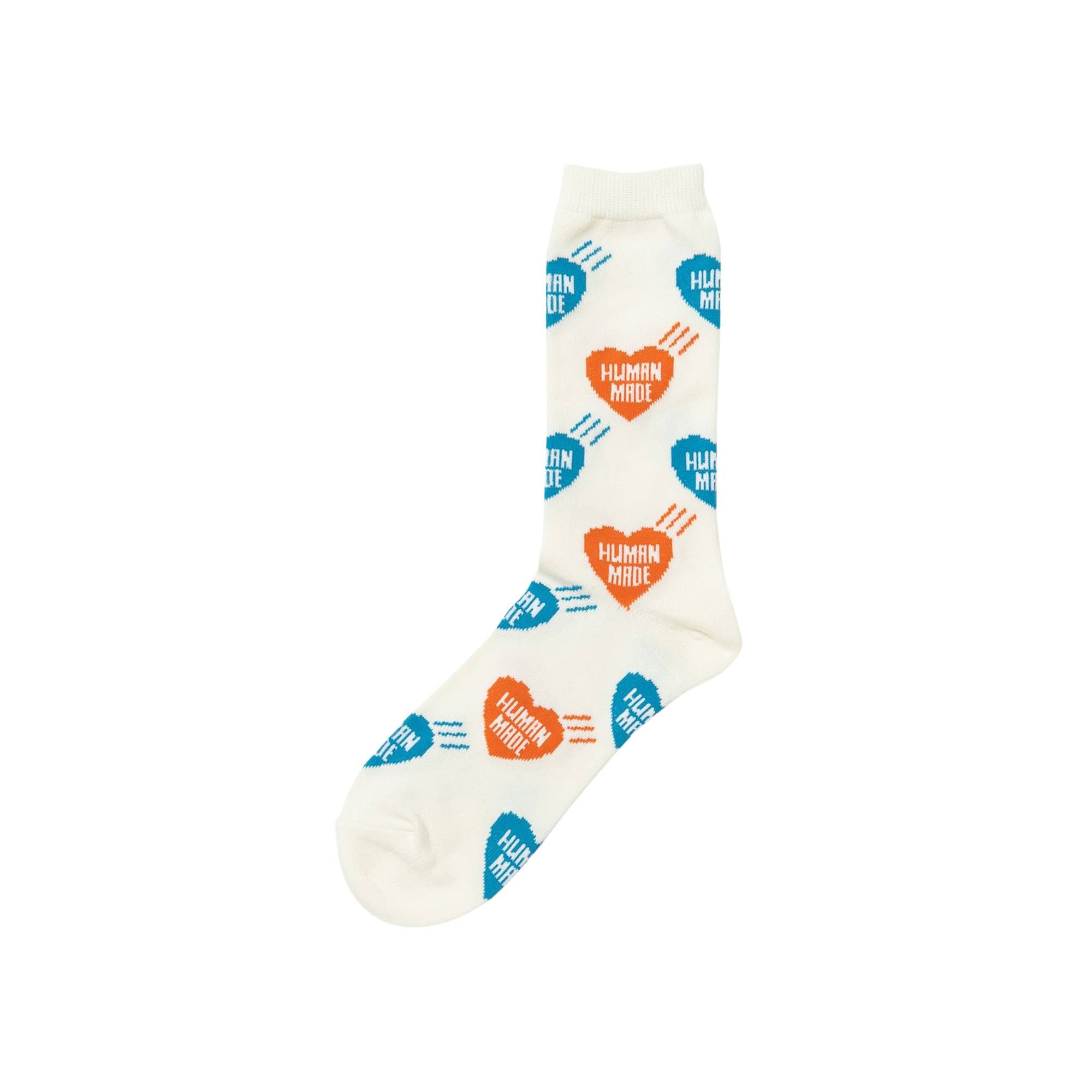 Human Made Heart Socks 'Orange' - 1