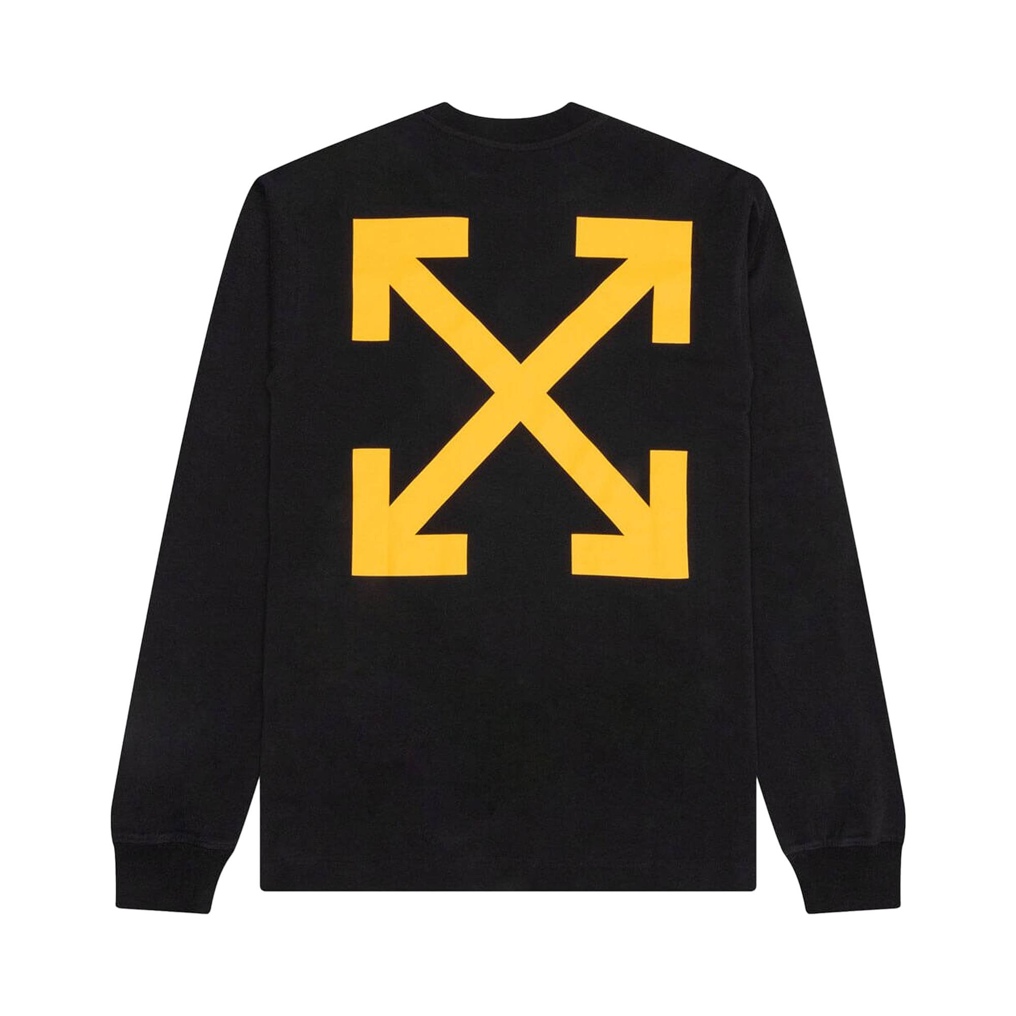 Off-White Arrow Caravaggio Ann Skate Long-Sleeve Tee 'Black/White' - 2