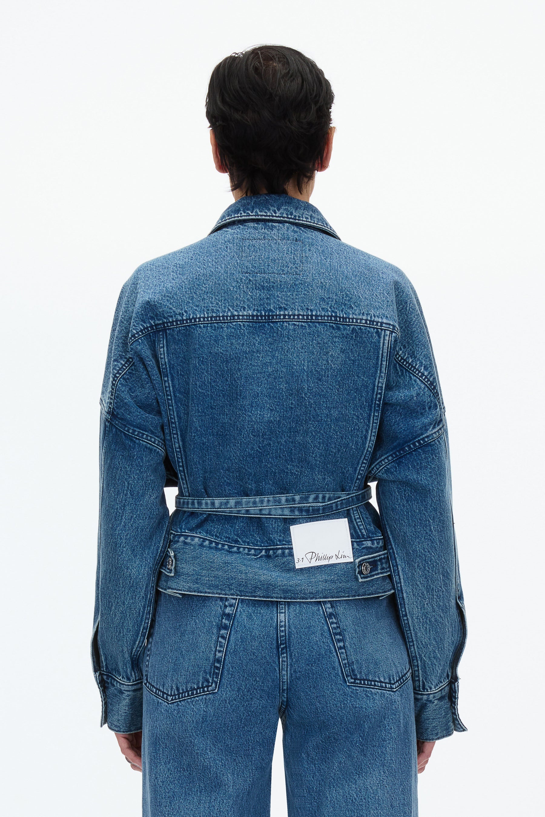 3.1 Phillip Lim Denim Boxy Jacket | REVERSIBLE