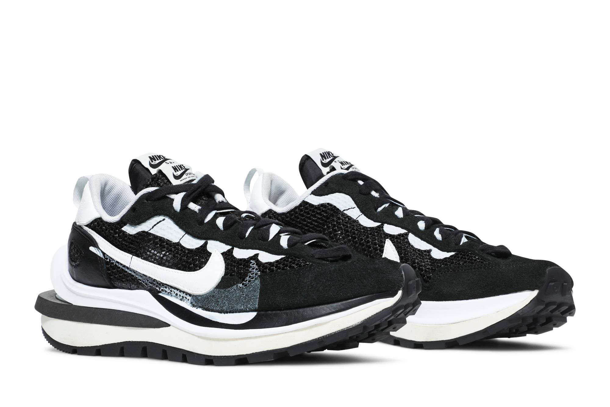 sacai x VaporWaffle 'Black White' - 8