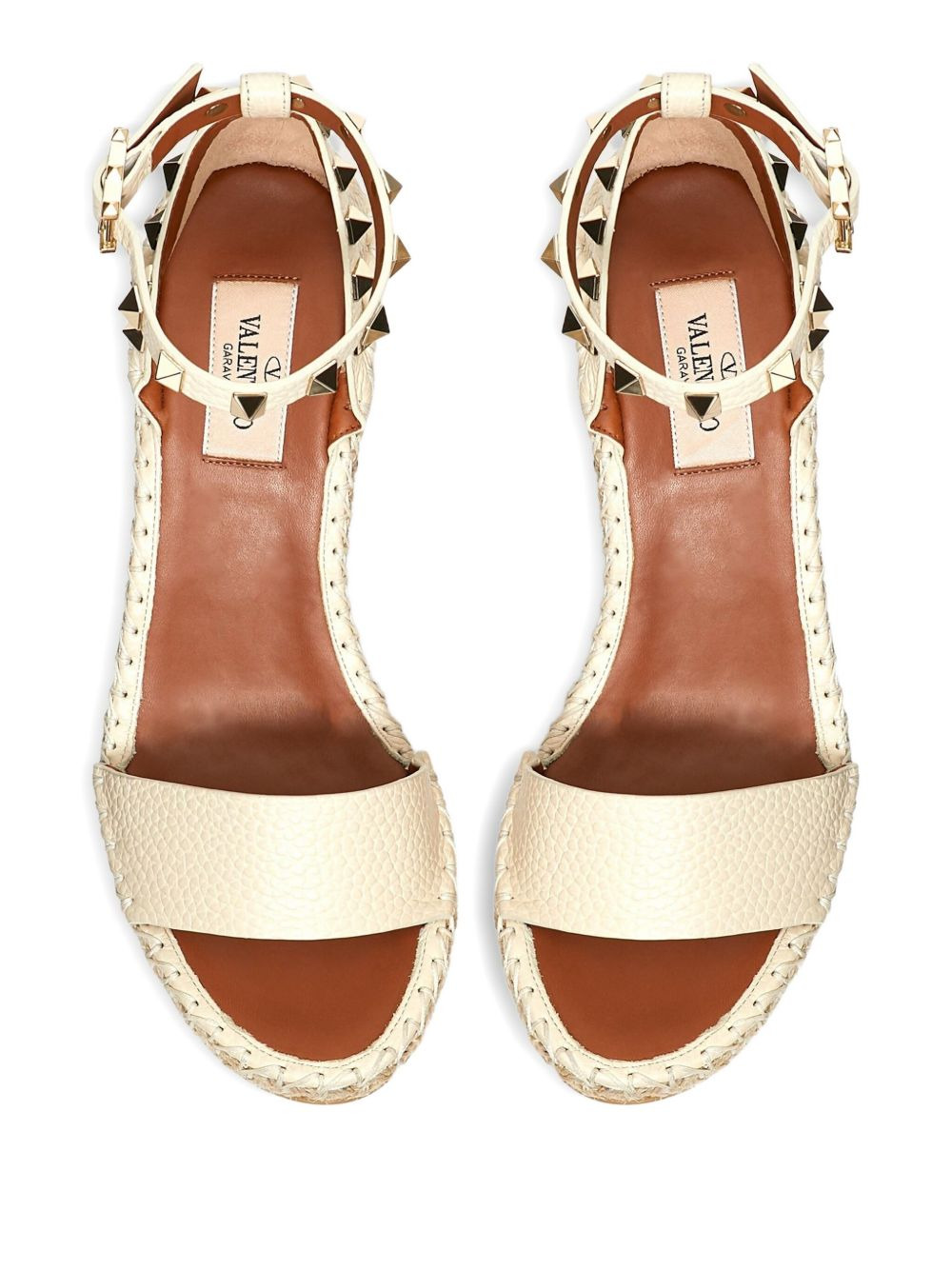 Rockstud espadrille wedges - 3