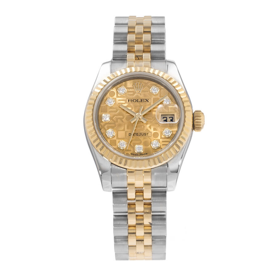 Pre-owned Rolex Datejust 26 Automatic Chronometer Diamond Ladies Watch 179173 CJDJ - 2