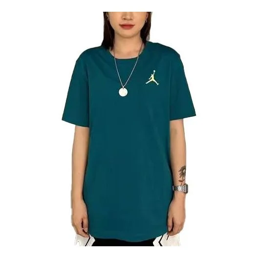 Air Jordan Jumpman Embroidered Sportswear T-Shirt 'Green' DC7486-318 - 1