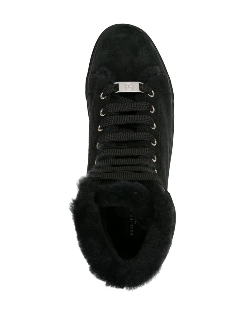 Hexagon hi-top sneakers 4