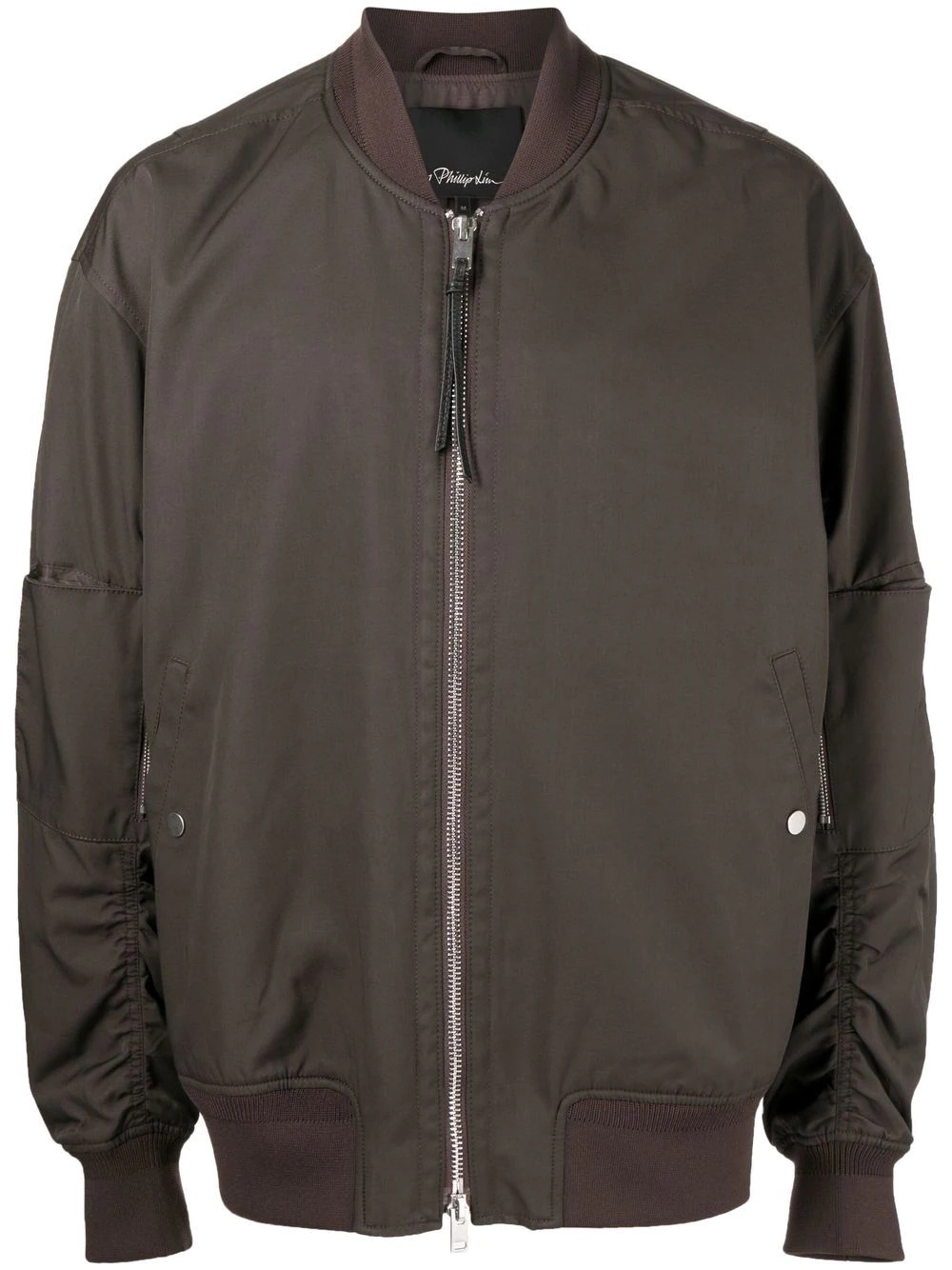 zip-front bomber jacket - 1