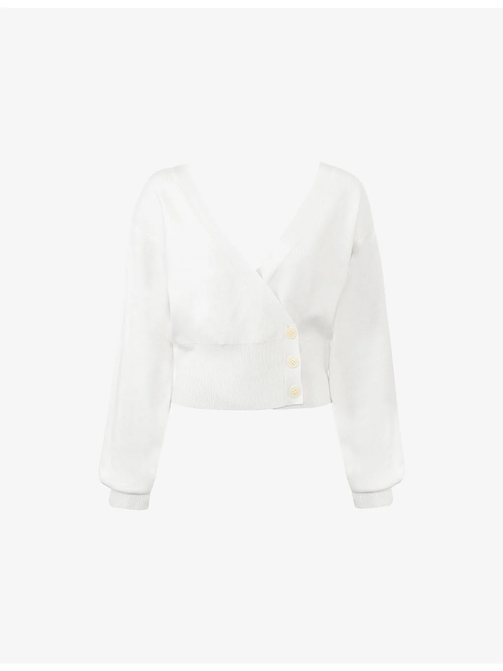 Rowan Wrap-Front Knitted Cardigan - 1