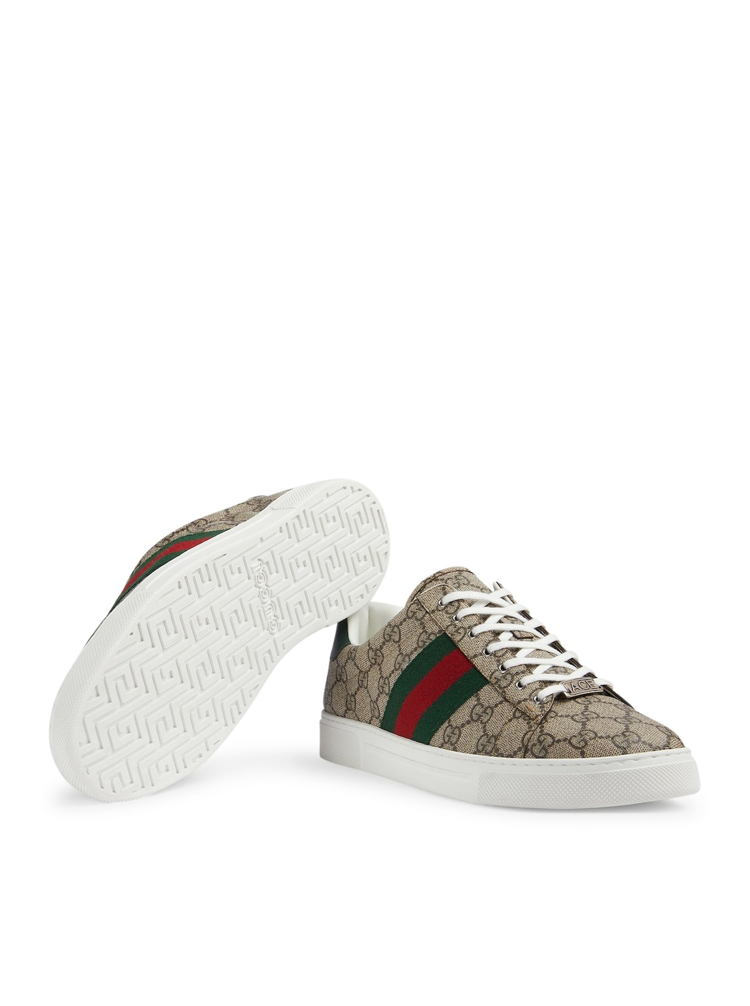 GUCCI ACE MEN`S SNEAKER WITH WEB DETAIL - 5
