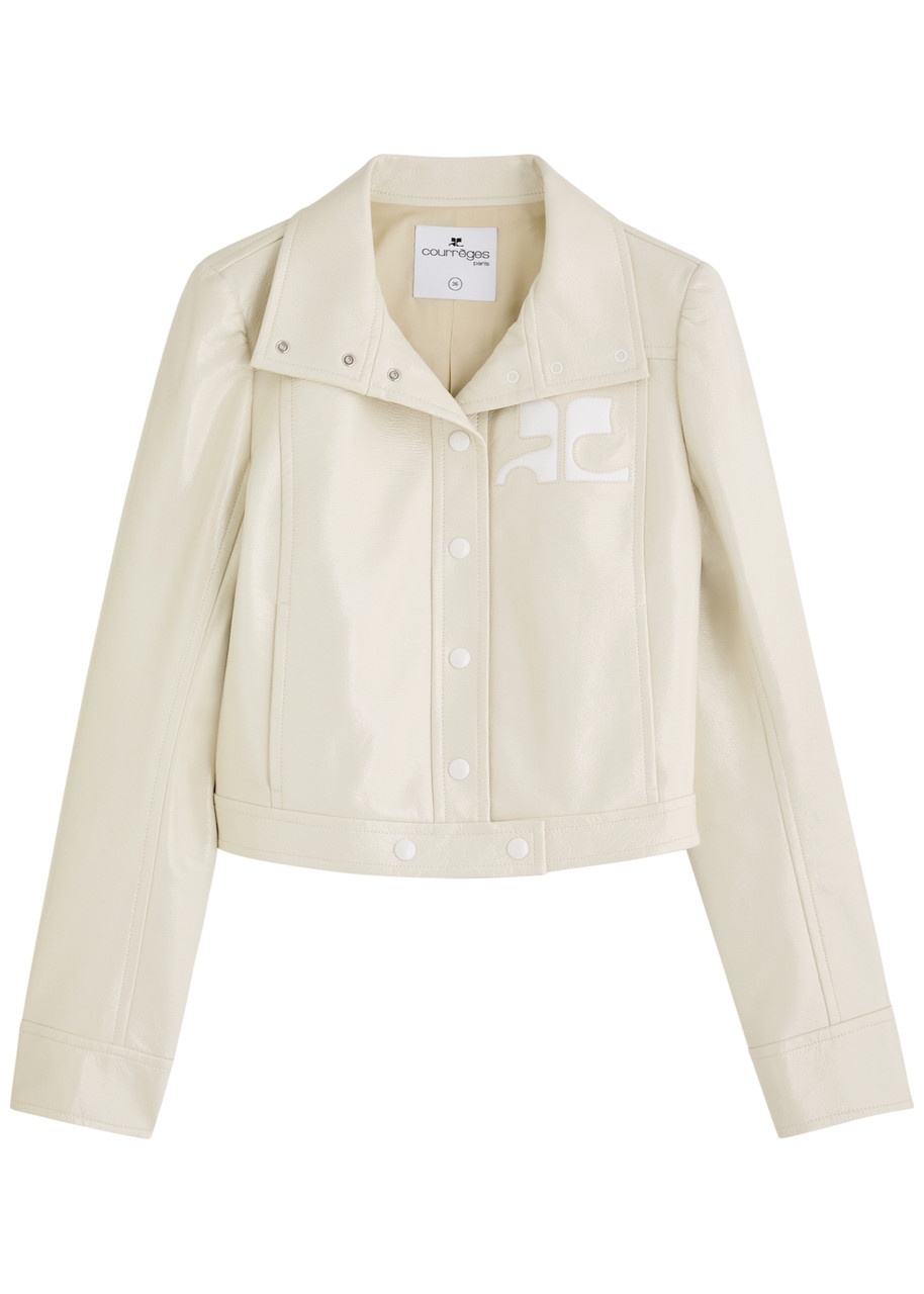Courrèges Reedition Crinkled Vinyl Jacket - 1