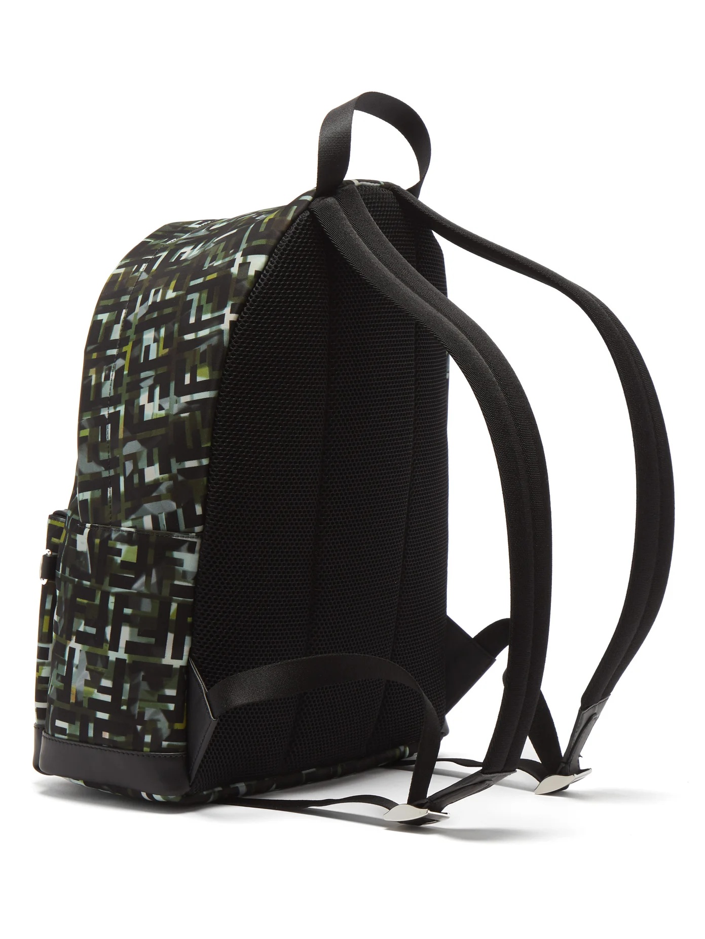 FF and camouflage-print backpack - 4