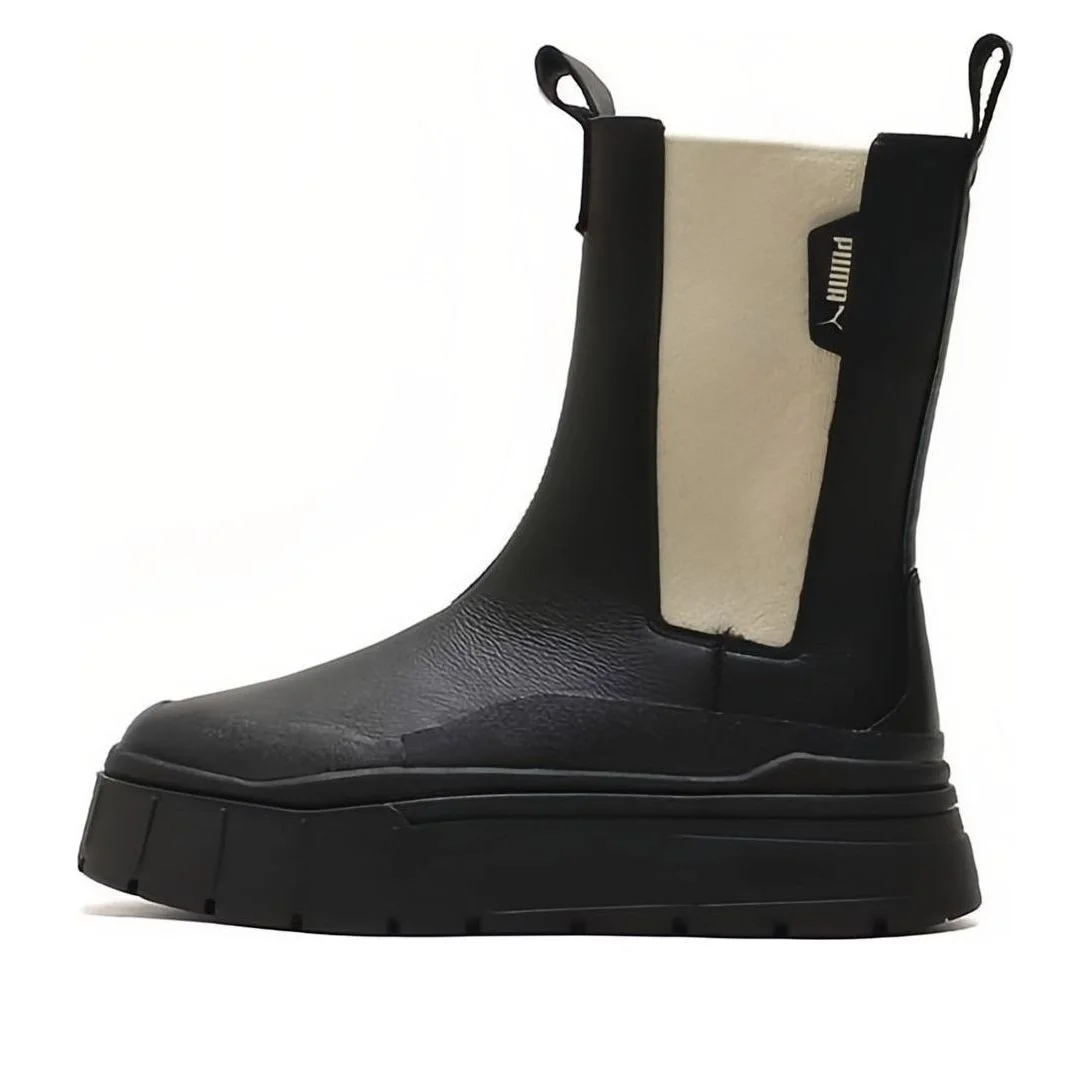 (WMNS) PUMA Mayze Stack Chelsea Boots 'Black' 386272-03 - 1