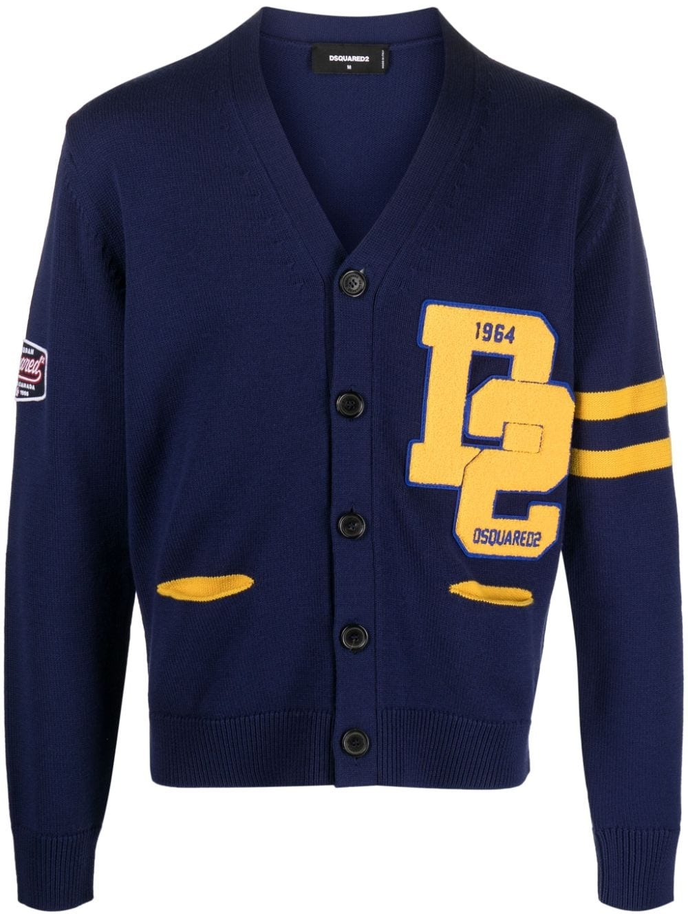 College Shetland wool cardigan - 1