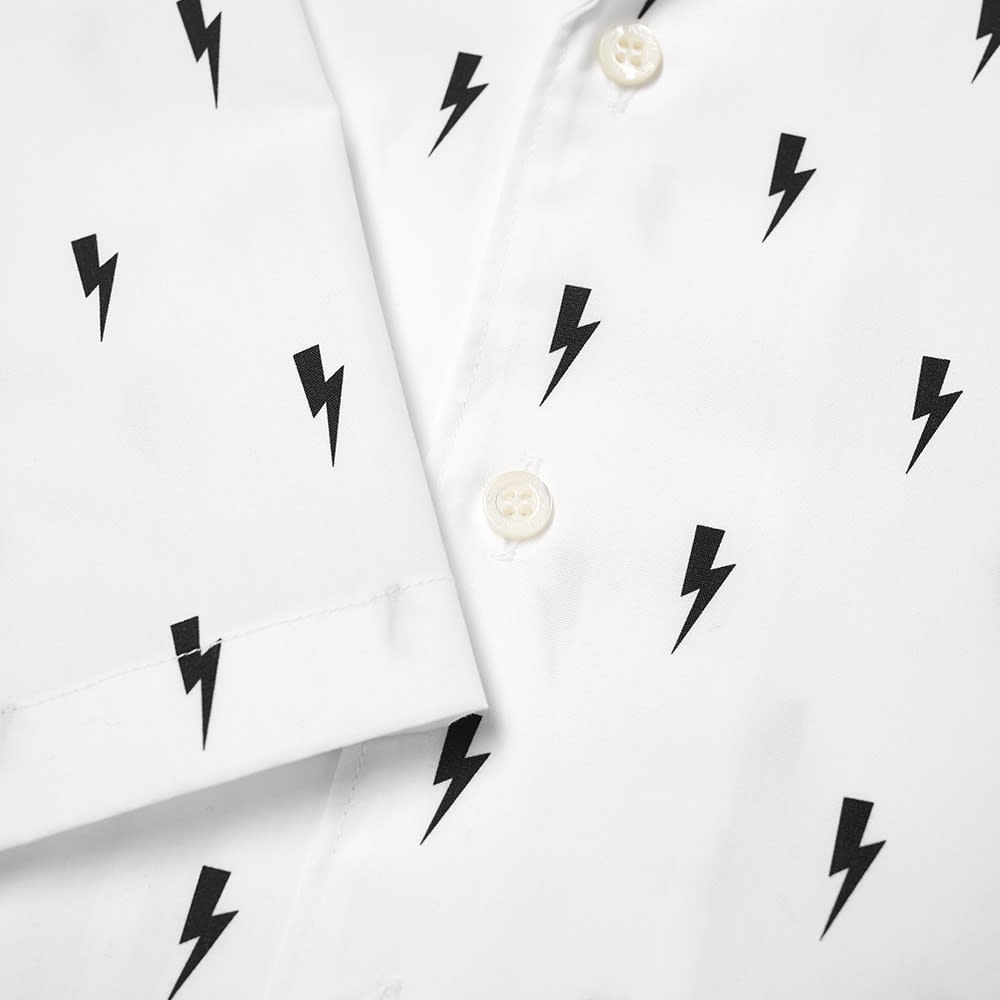 Neil Barrett All Over Print Thunderbolt Vacation Shirt - 2