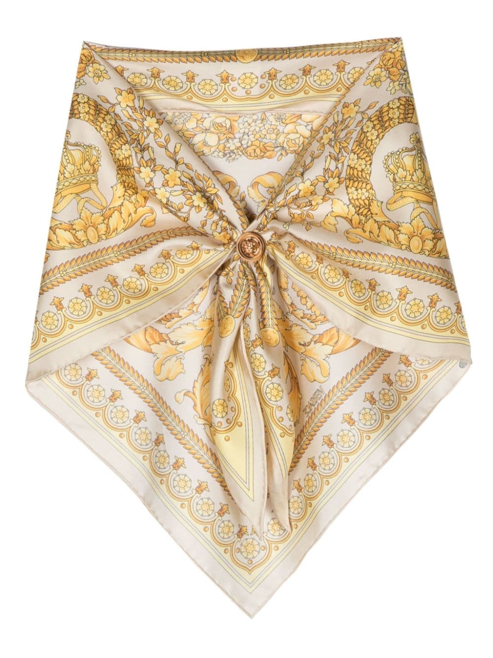 Barocco-print foulard - 1