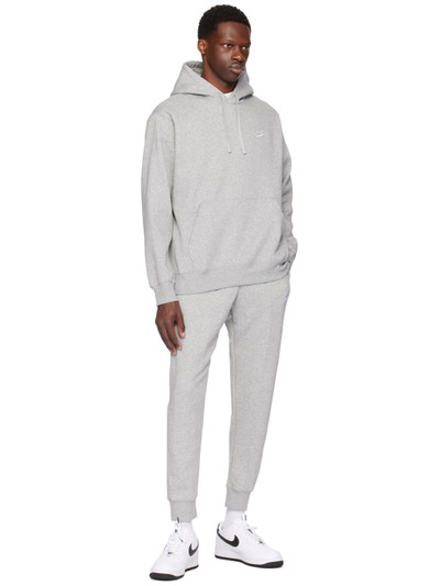 Nike Gray Embroidered Sweatpants outlook