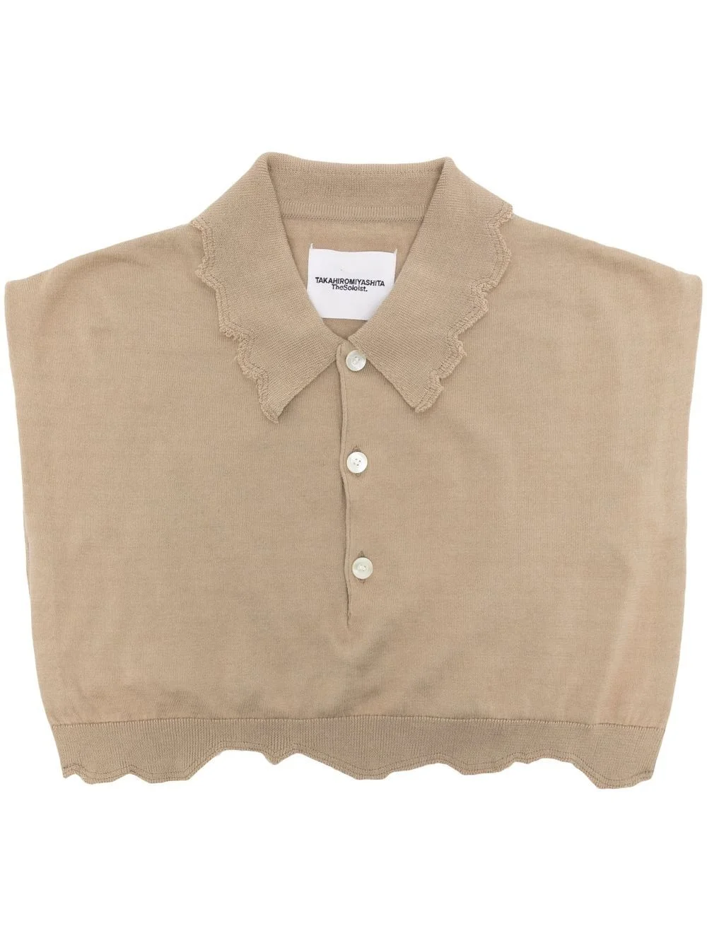 collared bib scarf - 1