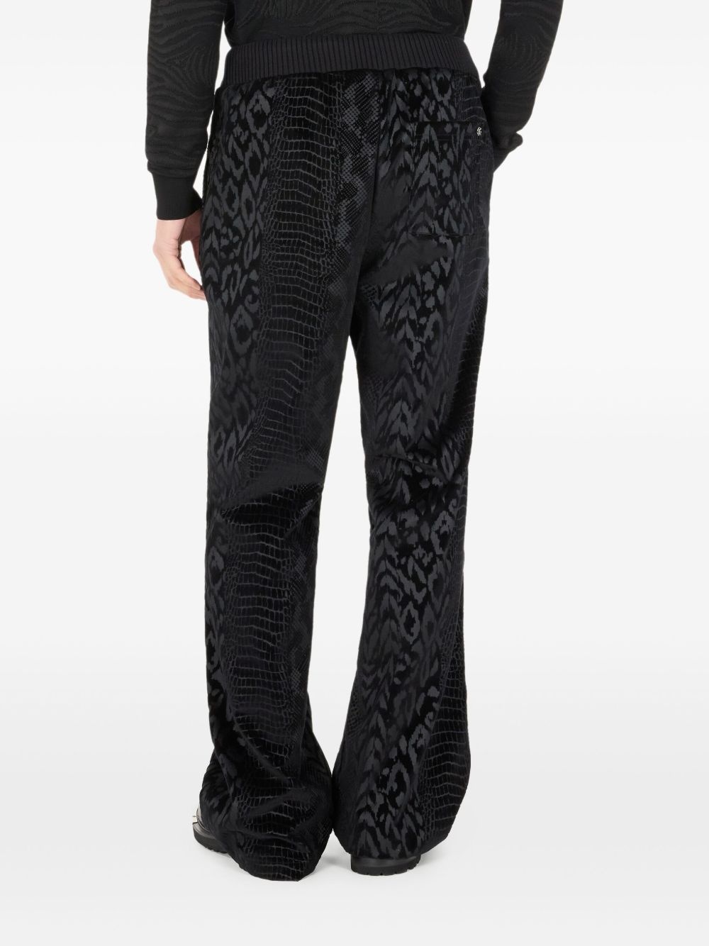animal-print track pants - 3